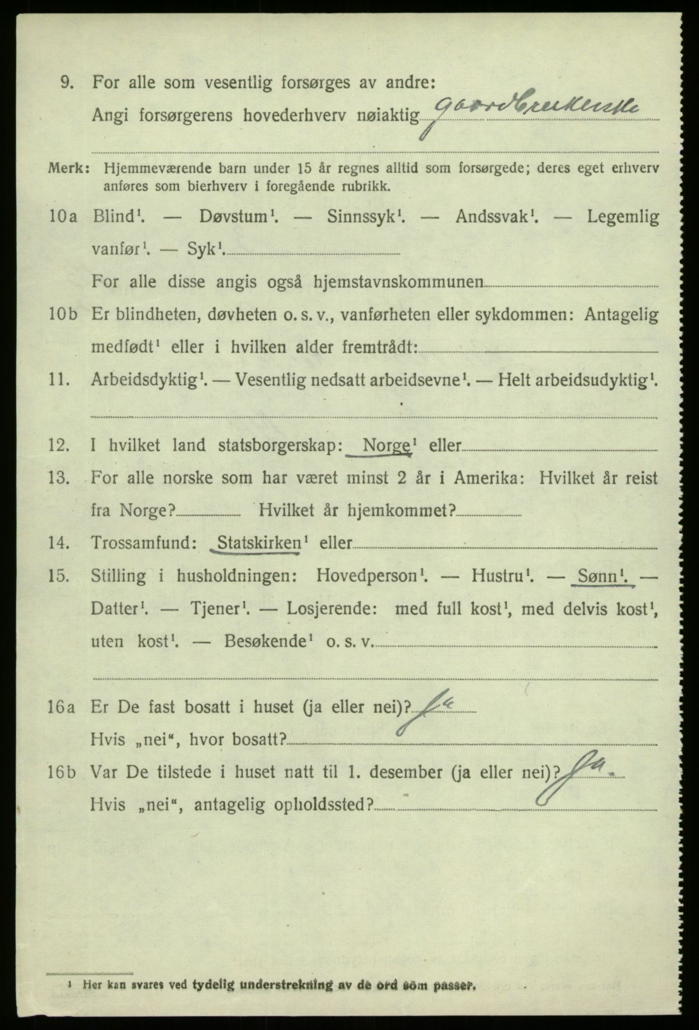 SAB, 1920 census for Fjaler, 1920, p. 7800