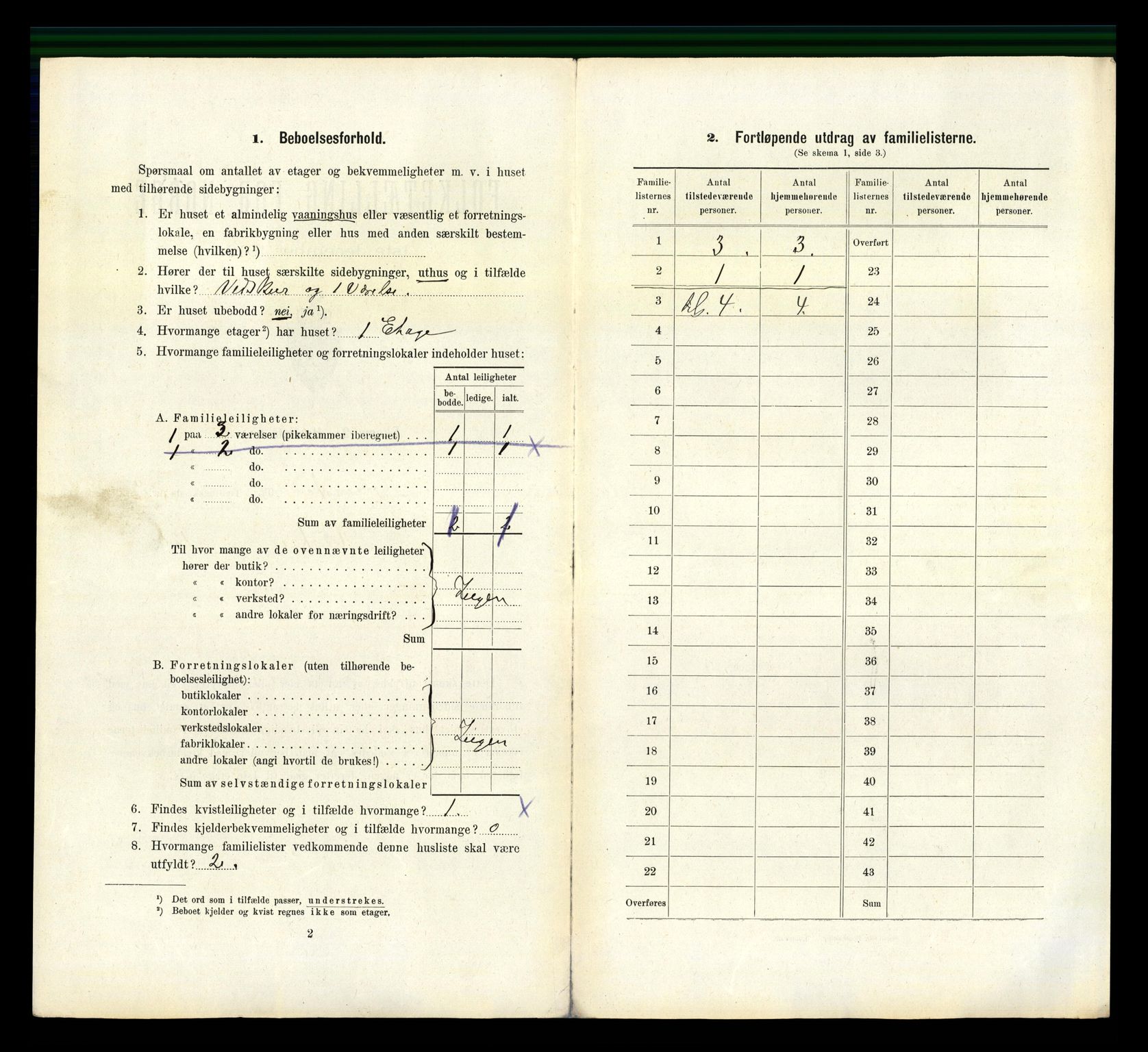 RA, 1910 census for Grimstad, 1910, p. 1355