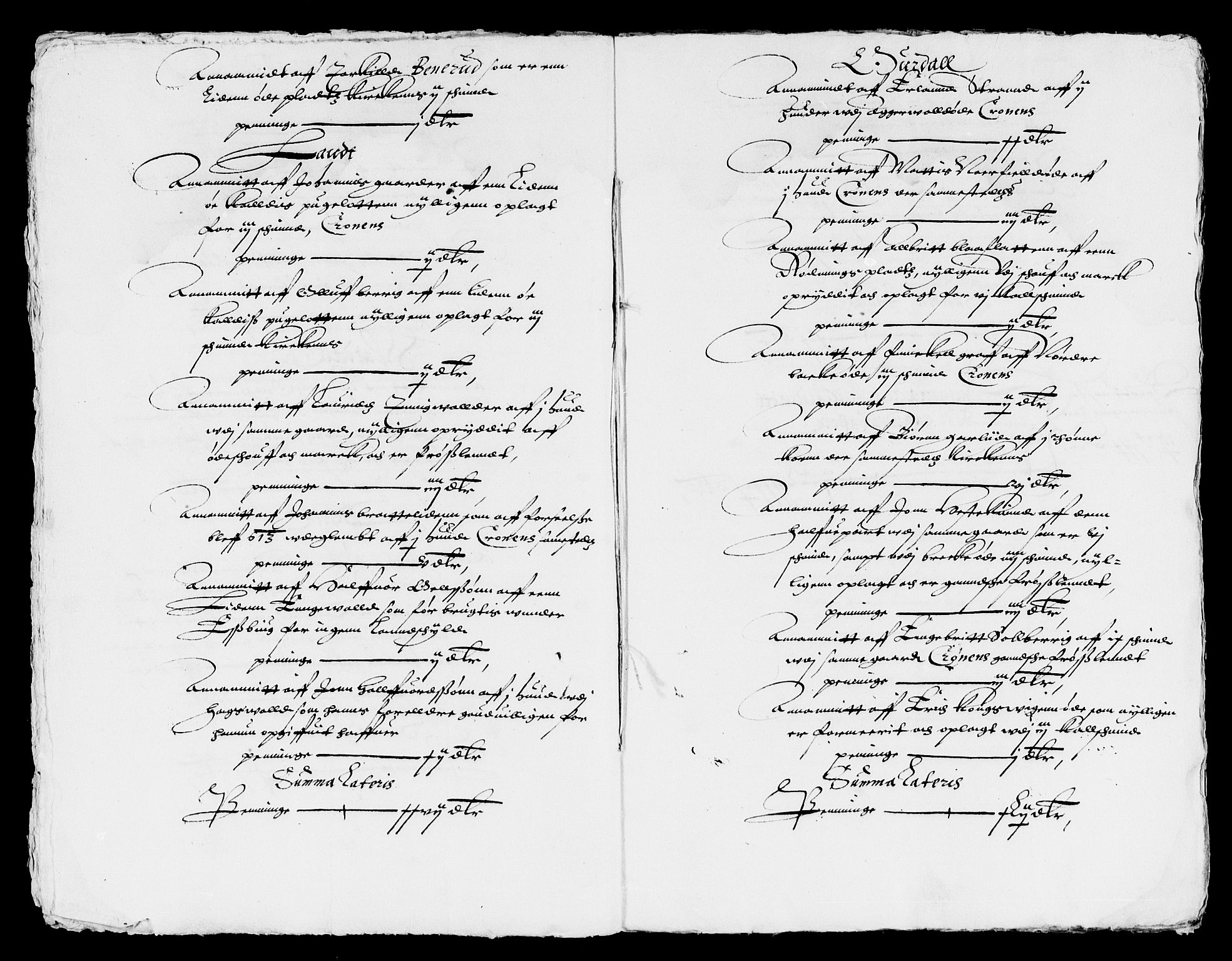 Rentekammeret inntil 1814, Reviderte regnskaper, Lensregnskaper, AV/RA-EA-5023/R/Rb/Rba/L0036: Akershus len, 1614-1615