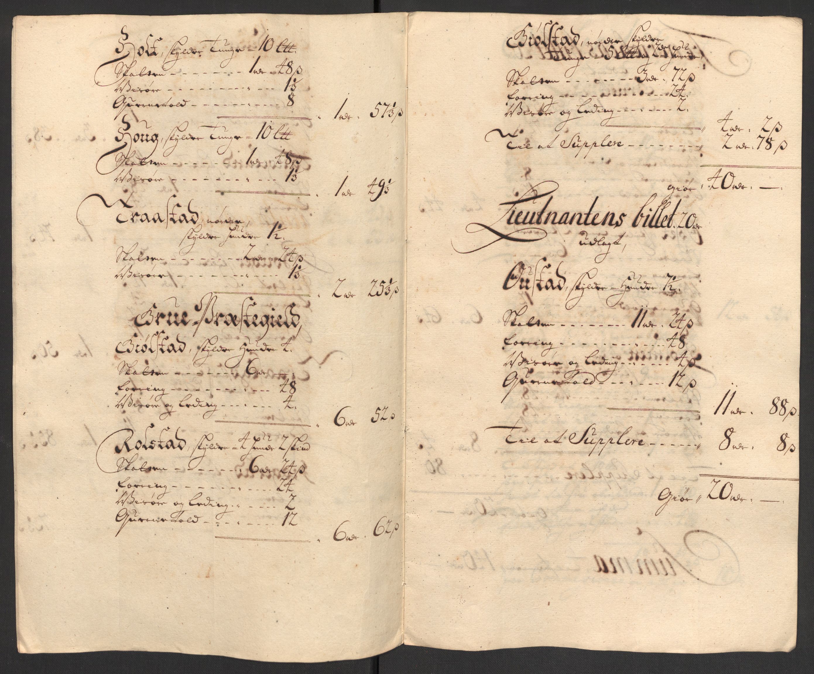 Rentekammeret inntil 1814, Reviderte regnskaper, Fogderegnskap, RA/EA-4092/R13/L0844: Fogderegnskap Solør, Odal og Østerdal, 1707, p. 199