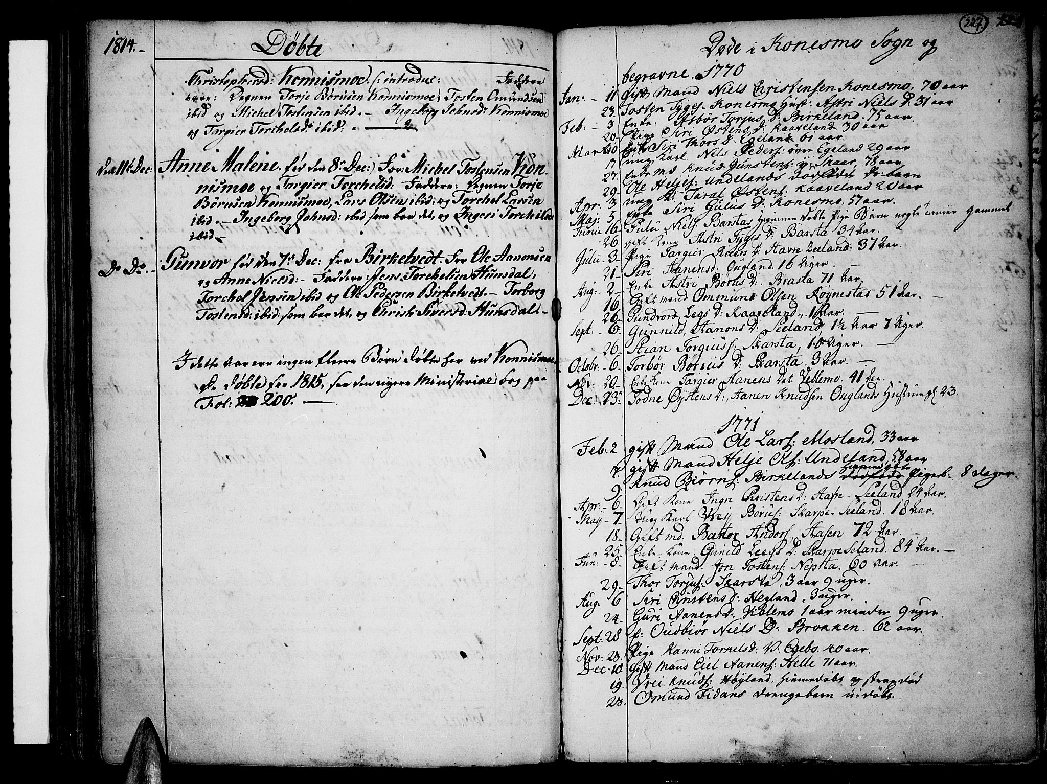 Sør-Audnedal sokneprestkontor, AV/SAK-1111-0039/F/Fa/Fab/L0002: Parish register (official) no. A 2 /4, 1768-1814, p. 227