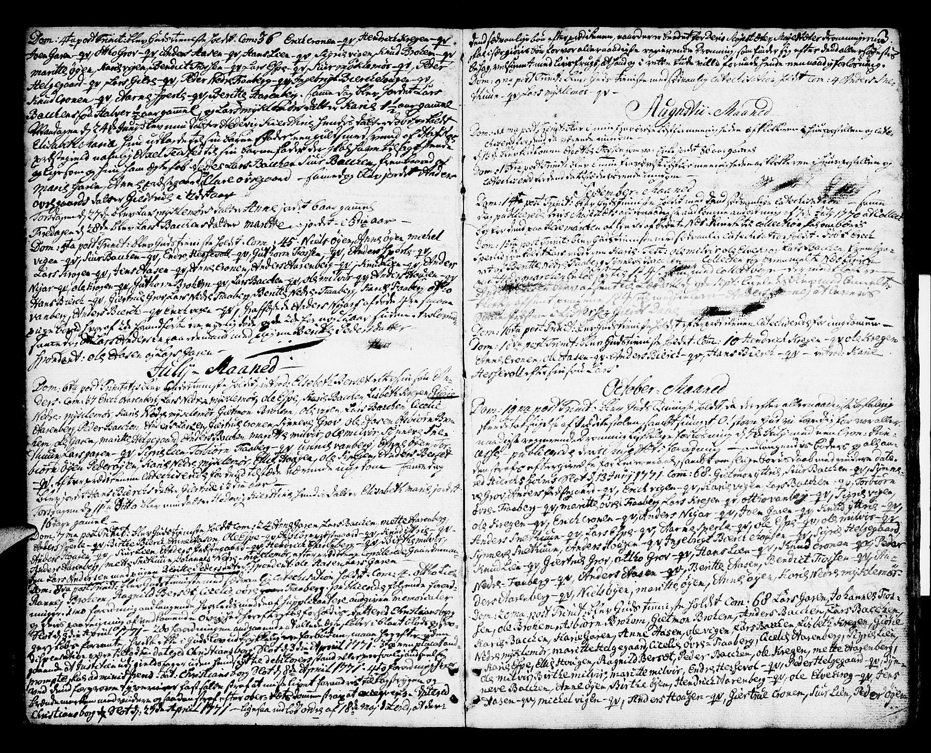 Jostedal sokneprestembete, SAB/A-80601/H/Haa/Haaa/L0002: Parish register (official) no. A 2, 1770-1806, p. 3