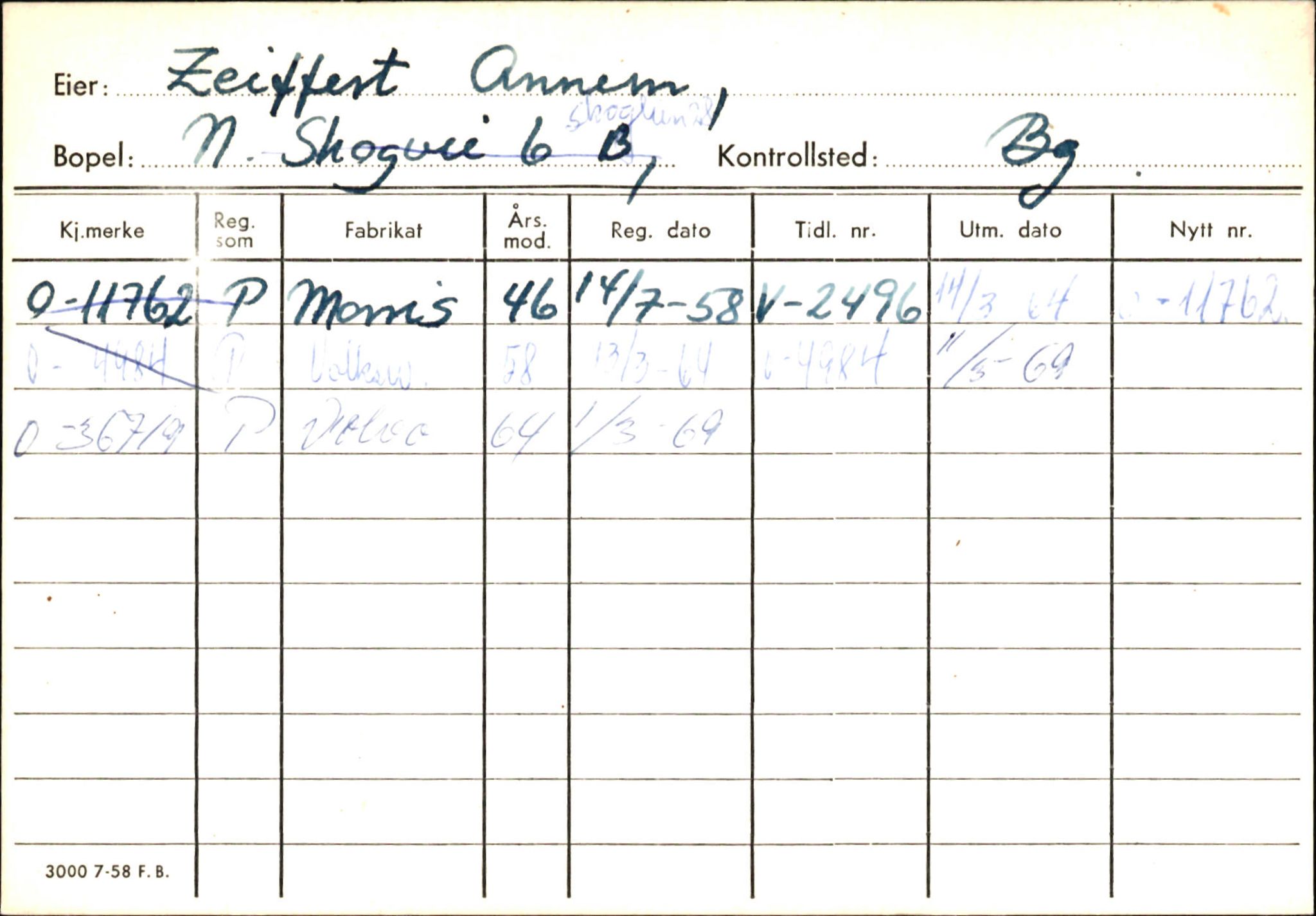 Statens vegvesen, Hordaland vegkontor, AV/SAB-A-5201/2/Hb/L0037: O-eierkort W-P, 1920-1971, p. 1002