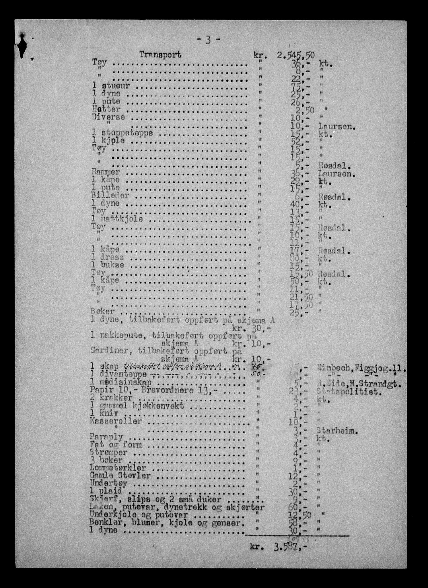 Justisdepartementet, Tilbakeføringskontoret for inndratte formuer, AV/RA-S-1564/H/Hc/Hcd/L0995: --, 1945-1947, p. 226