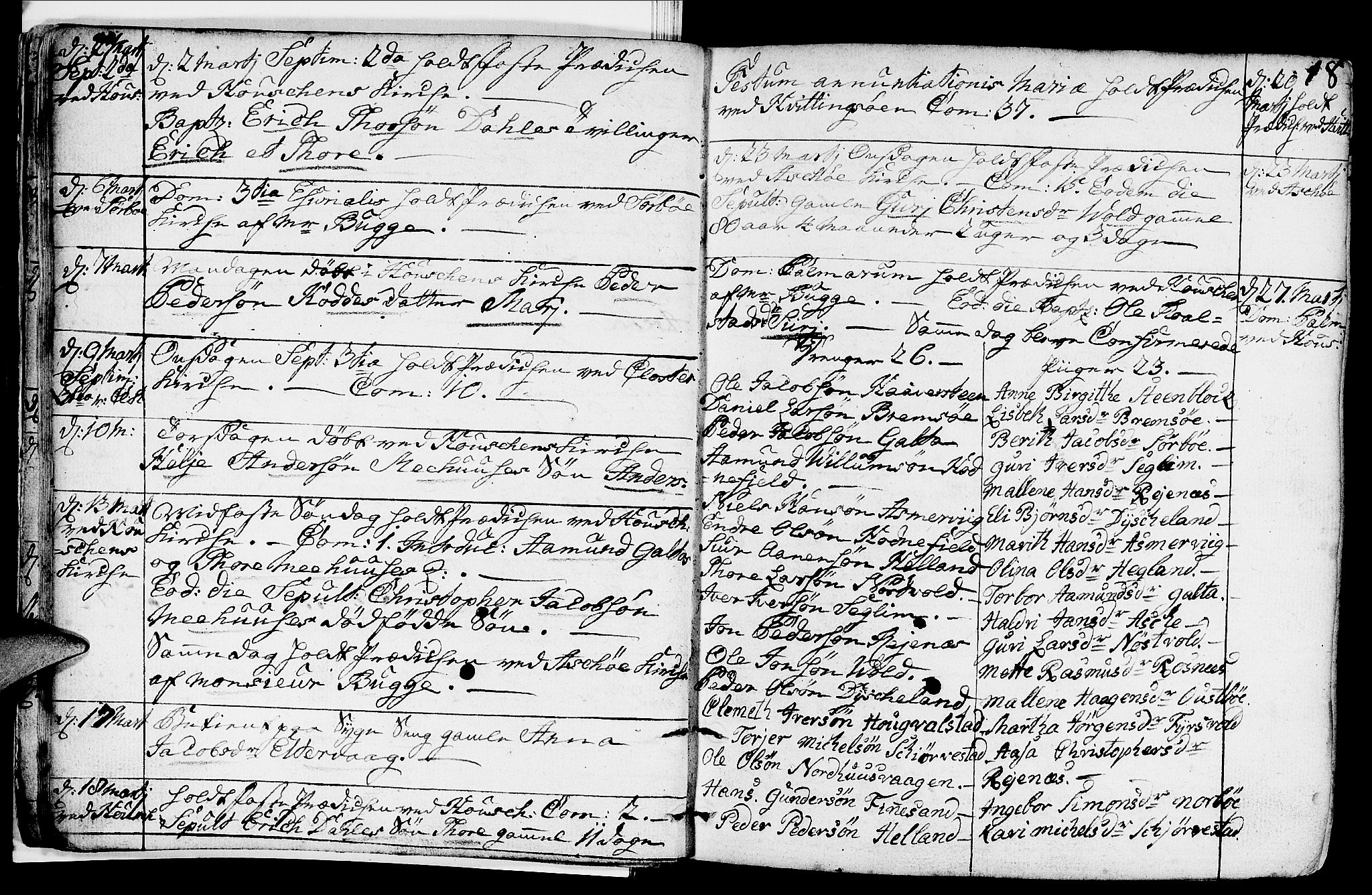 Rennesøy sokneprestkontor, SAST/A -101827/H/Ha/Haa/L0003: Parish register (official) no. A 3, 1772-1815, p. 18