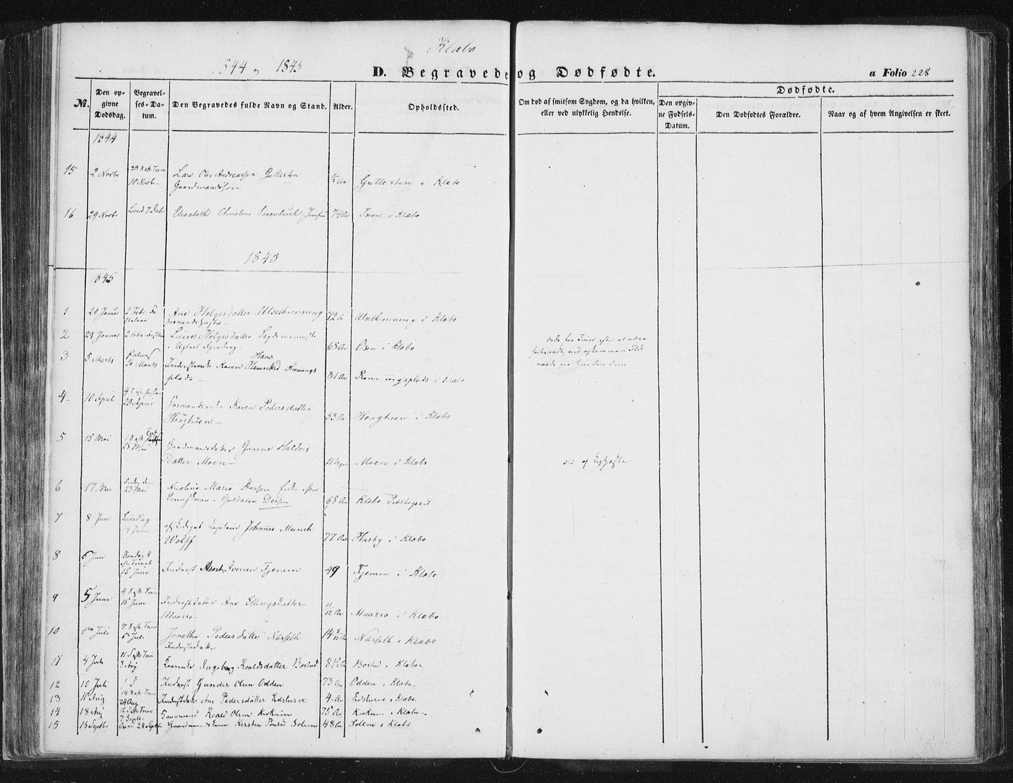 Ministerialprotokoller, klokkerbøker og fødselsregistre - Sør-Trøndelag, SAT/A-1456/618/L0441: Parish register (official) no. 618A05, 1843-1862, p. 228