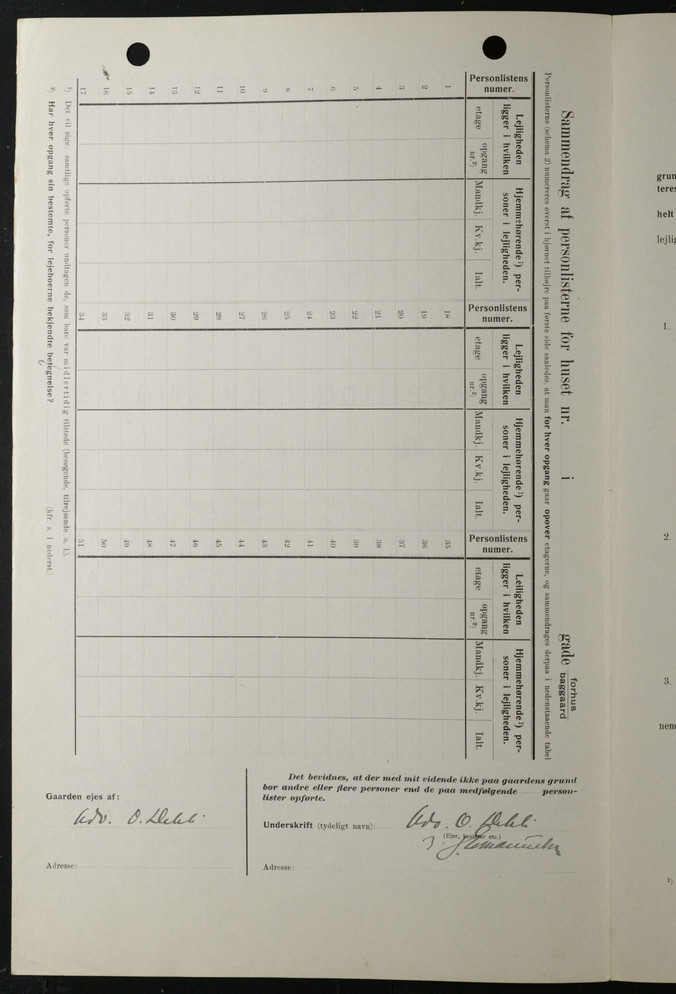 OBA, Municipal Census 1908 for Kristiania, 1908, p. 51877