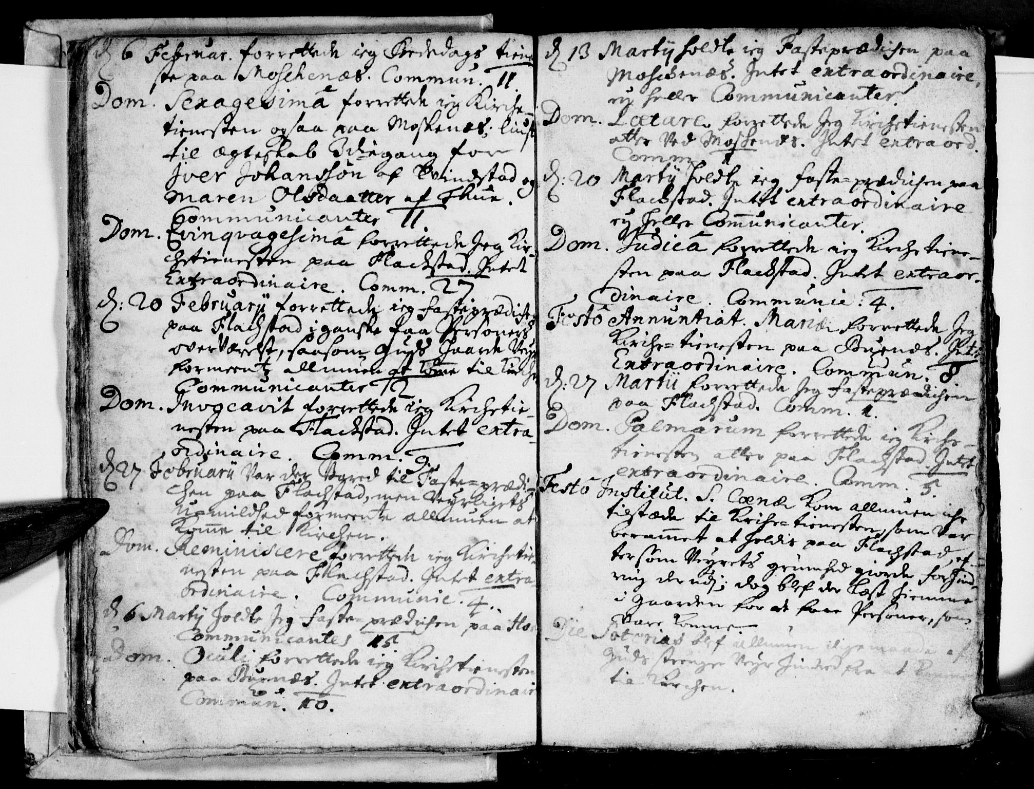 Ministerialprotokoller, klokkerbøker og fødselsregistre - Nordland, AV/SAT-A-1459/881/L1162: Curate's parish register no. 881B01, 1704-1748