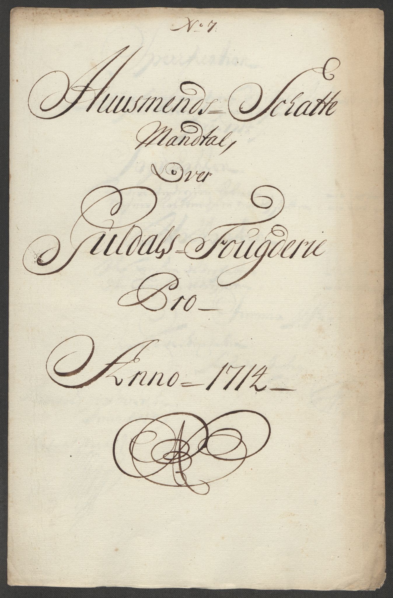 Rentekammeret inntil 1814, Reviderte regnskaper, Fogderegnskap, RA/EA-4092/R60/L3965: Fogderegnskap Orkdal og Gauldal, 1714, p. 317