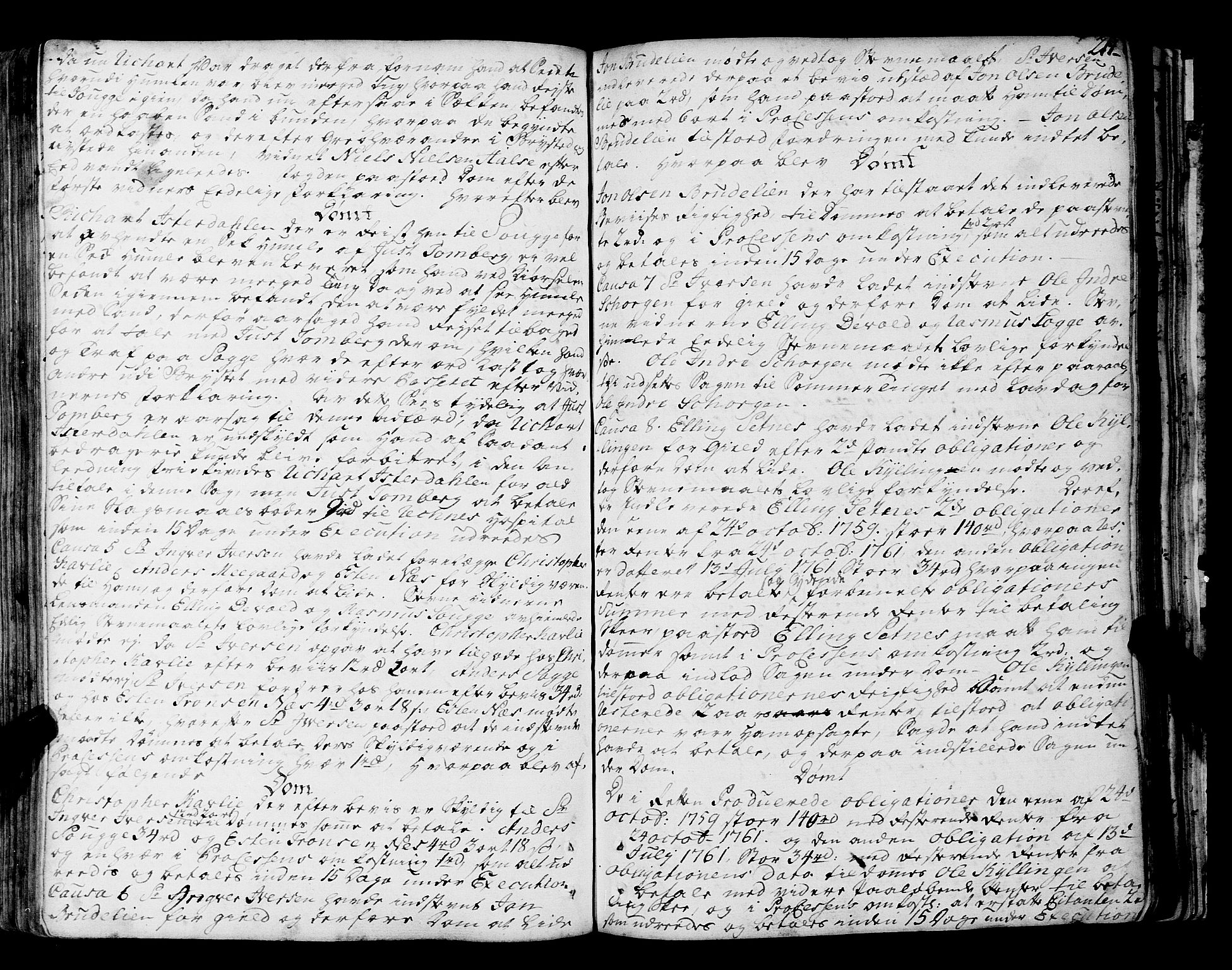 Romsdal sorenskriveri, SAT/A-4149/1/1/1A/L0014: Tingbok, 1757-1765, p. 214