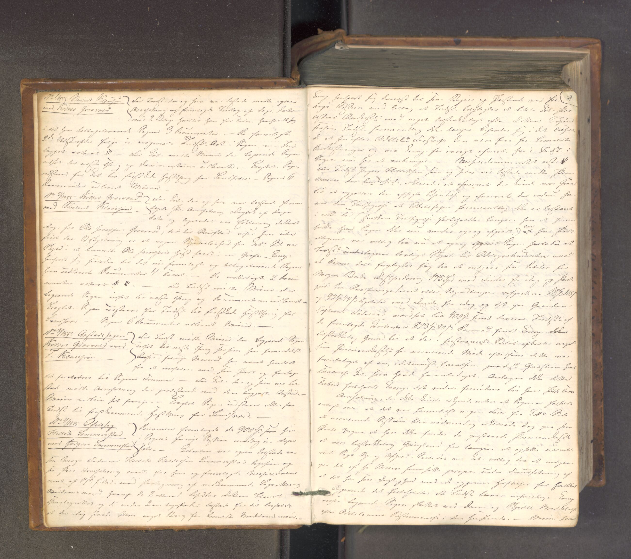 Numedal og Sandsvær sorenskriveri, AV/SAKO-A-128/F/Fa/Faa/L0106: Tingbok, 1855-1861