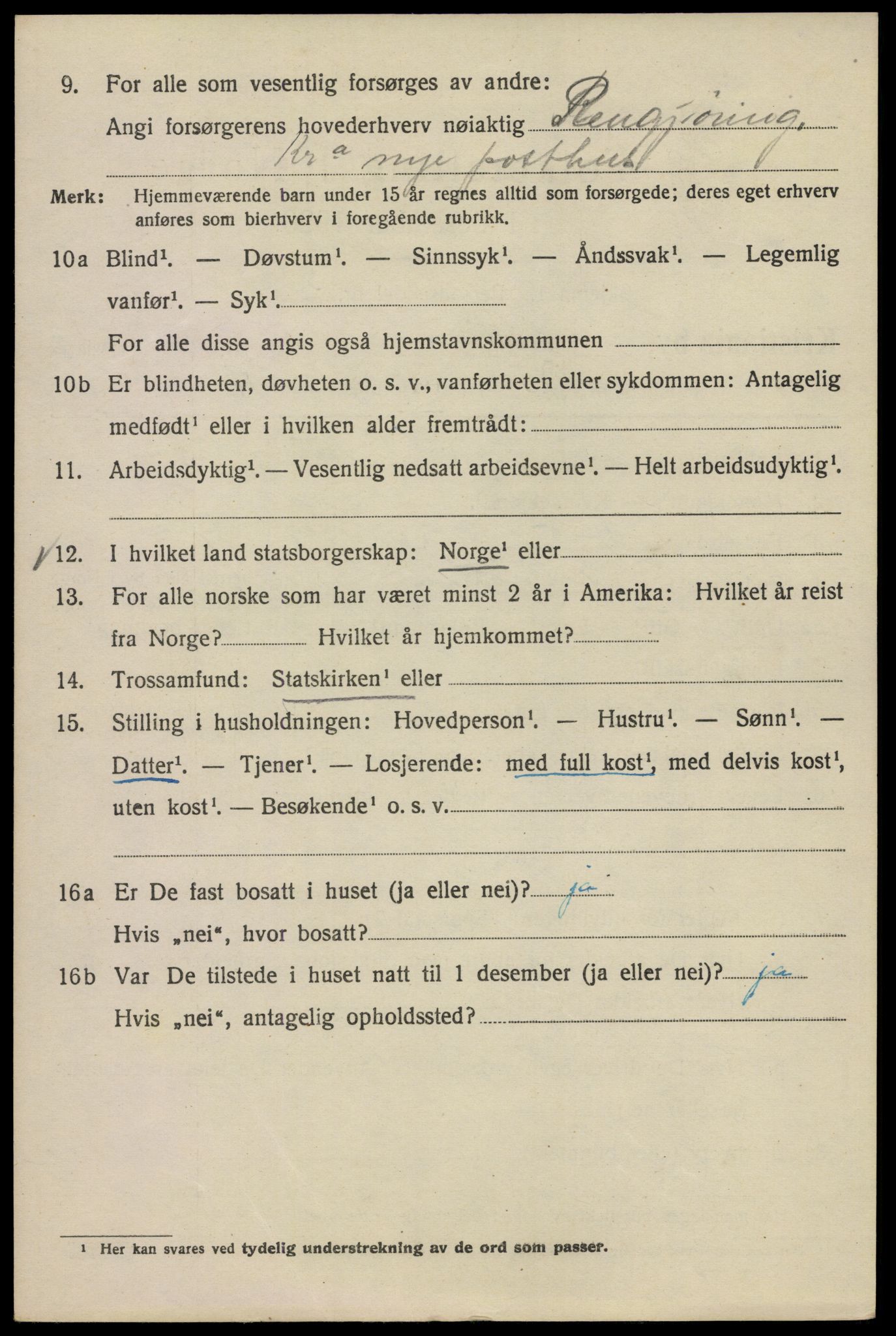 SAO, 1920 census for Kristiania, 1920, p. 355158