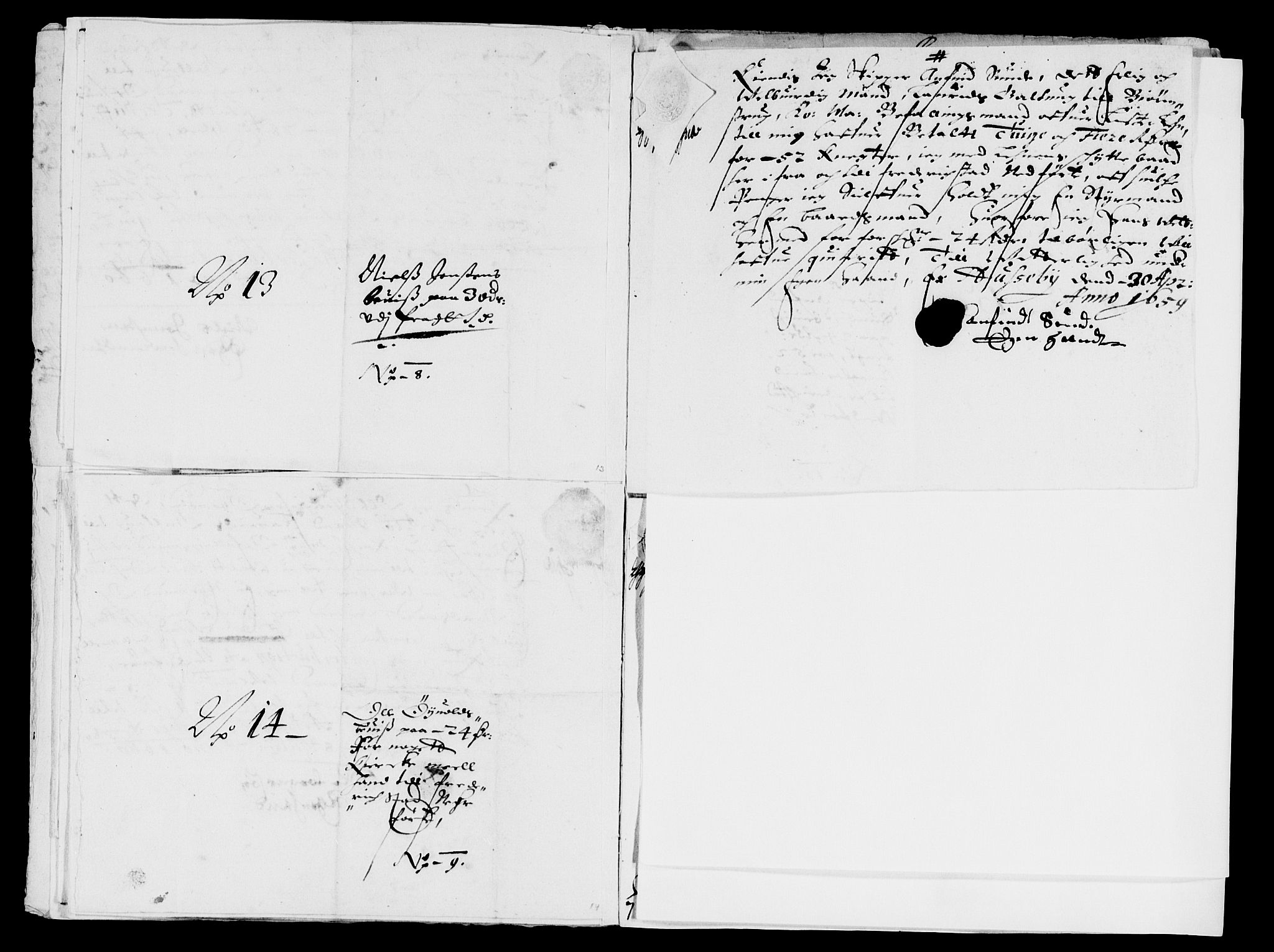 Rentekammeret inntil 1814, Reviderte regnskaper, Lensregnskaper, AV/RA-EA-5023/R/Rb/Rbr/L0022: Lista len, 1658-1660