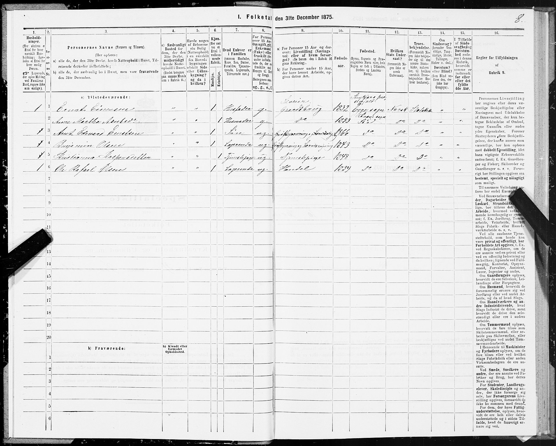 SAT, 1875 census for 1734P Stod, 1875, p. 2008