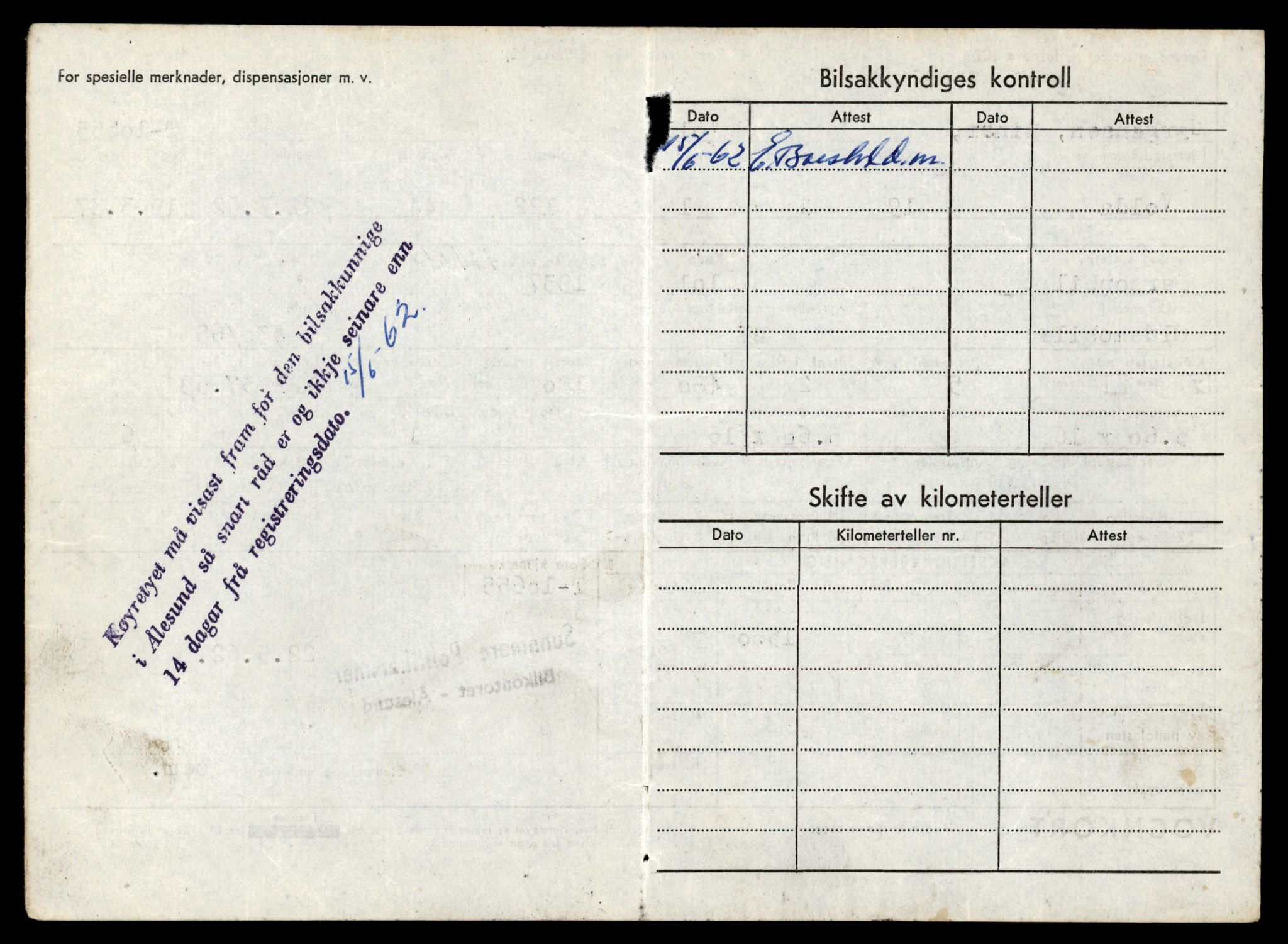 Møre og Romsdal vegkontor - Ålesund trafikkstasjon, AV/SAT-A-4099/F/Fe/L0022: Registreringskort for kjøretøy T 10584 - T 10694, 1927-1998, p. 2036