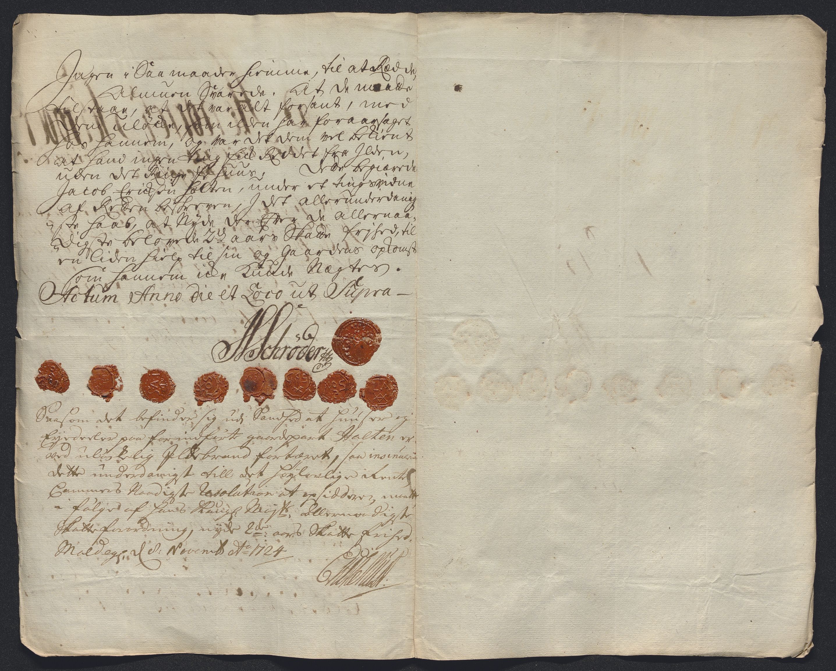 Rentekammeret inntil 1814, Reviderte regnskaper, Fogderegnskap, RA/EA-4092/R56/L3757: Fogderegnskap Nordmøre, 1724, p. 294