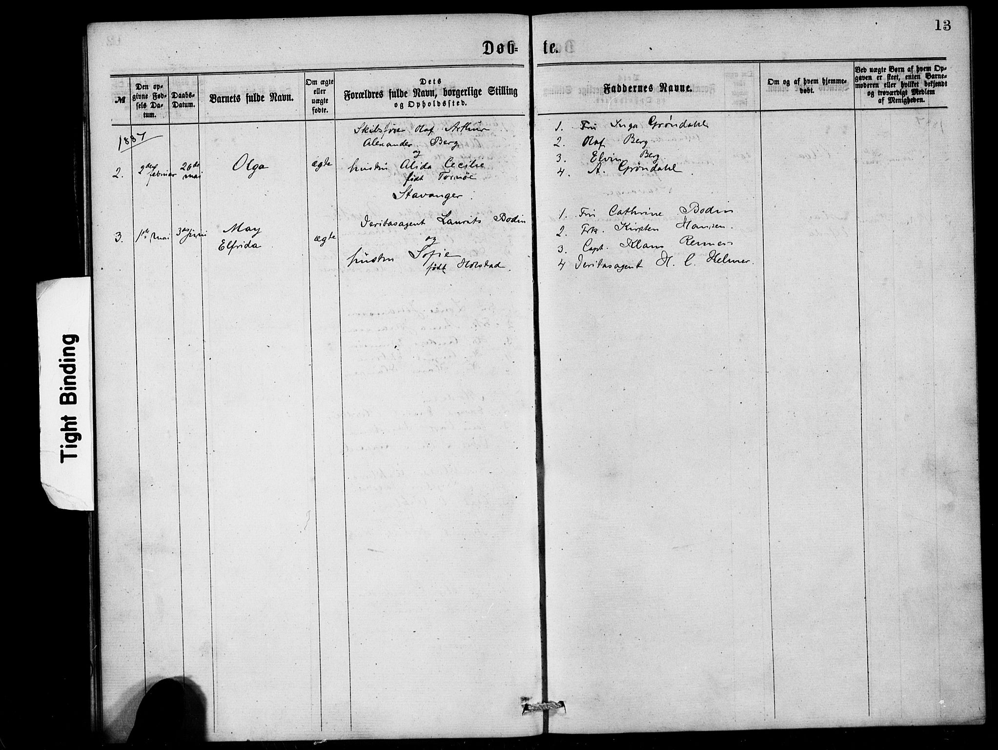 Den norske sjømannsmisjon i utlandet/London m/bistasjoner, AV/SAB-SAB/PA-0103/H/Ha/L0001: Parish register (official) no. A 1, 1868-1887, p. 13