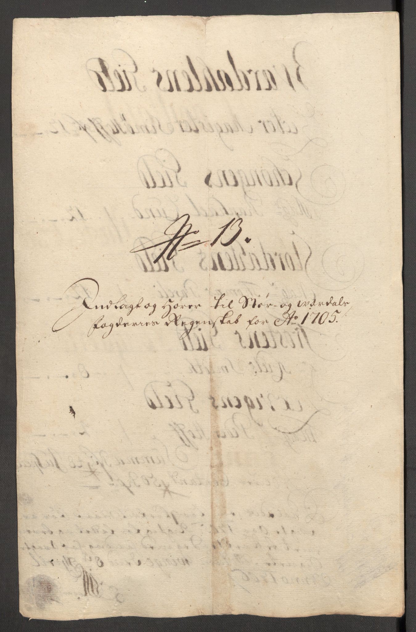 Rentekammeret inntil 1814, Reviderte regnskaper, Fogderegnskap, AV/RA-EA-4092/R62/L4196: Fogderegnskap Stjørdal og Verdal, 1705-1706, p. 192