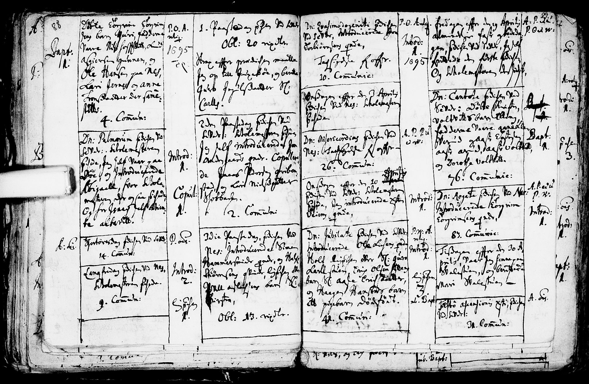 Sauherad kirkebøker, AV/SAKO-A-298/F/Fa/L0002: Parish register (official) no. I 2, 1681-1720, p. 88-89