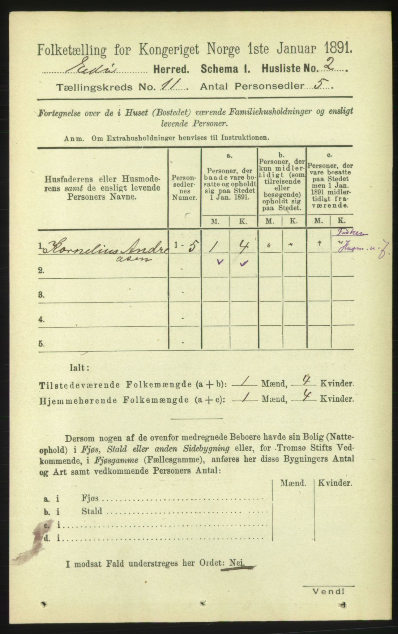 RA, 1891 census for 1573 Edøy, 1891, p. 2884