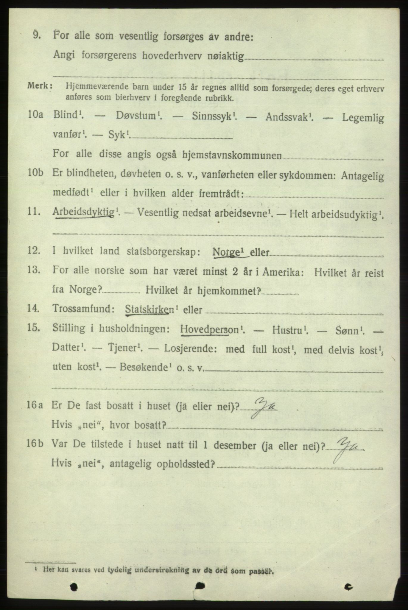 SAB, 1920 census for Skånevik, 1920, p. 5500