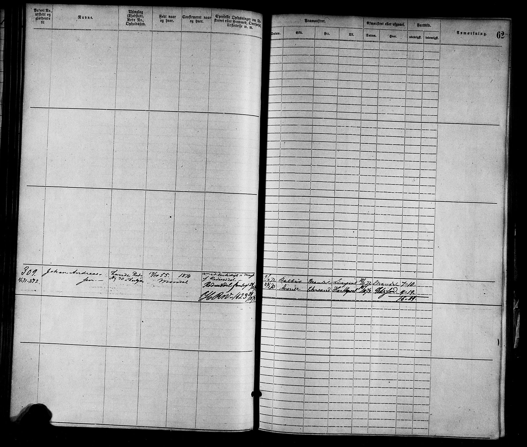 Mandal mønstringskrets, SAK/2031-0016/F/Fa/L0001: Annotasjonsrulle nr 1-1920 med register, L-3, 1869-1881, p. 90