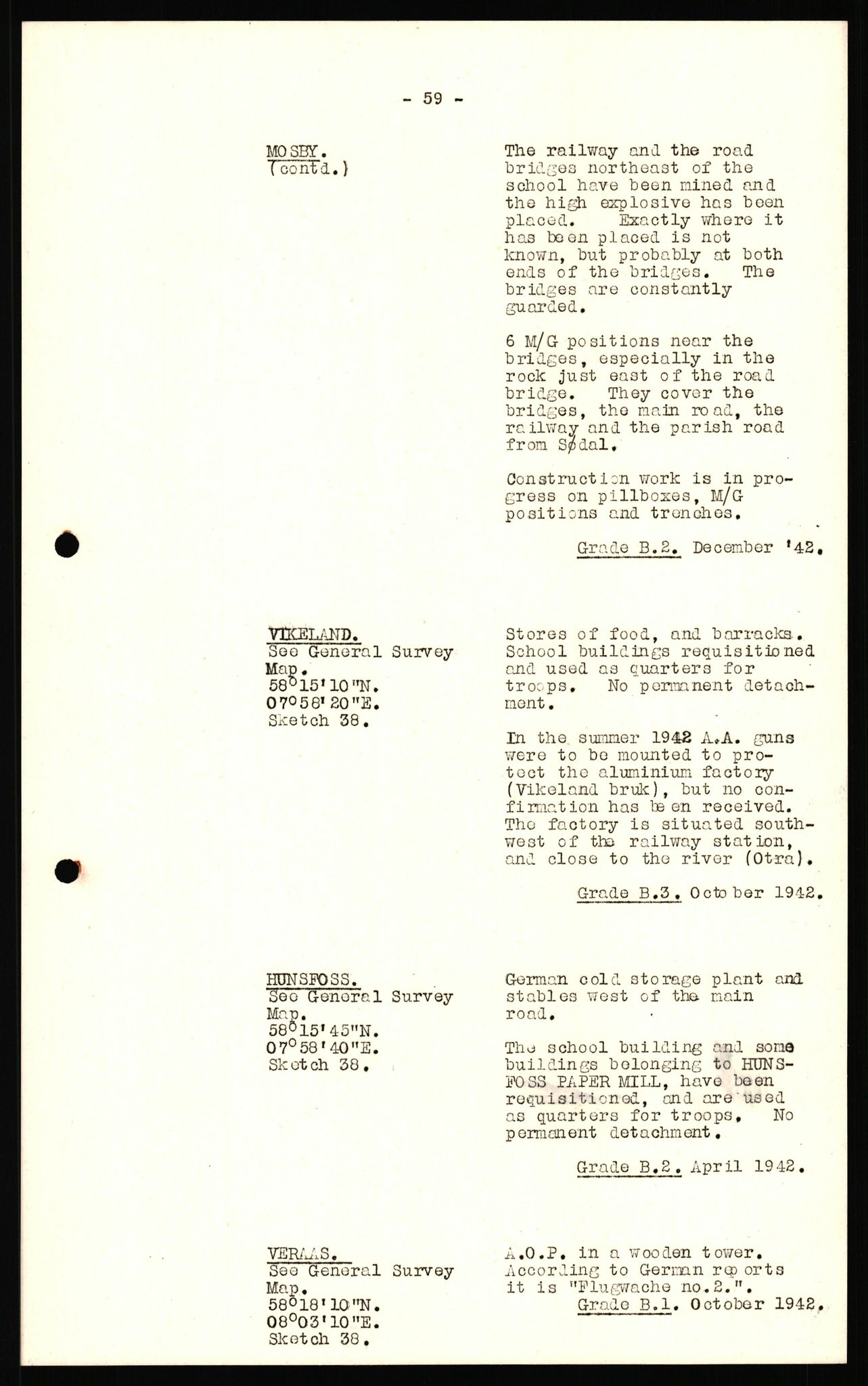 Forsvaret, Forsvarets overkommando II, AV/RA-RAFA-3915/D/Dd/L0023: Vest-Agder, 1942-1943, p. 91