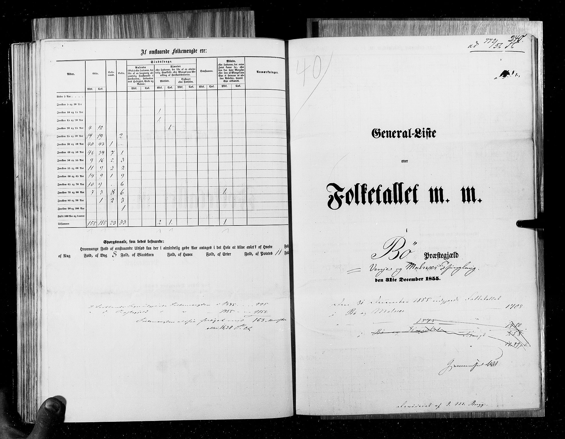 RA, Census 1855, vol. 6B: Nordland amt og Finnmarken amt, 1855, p. 240