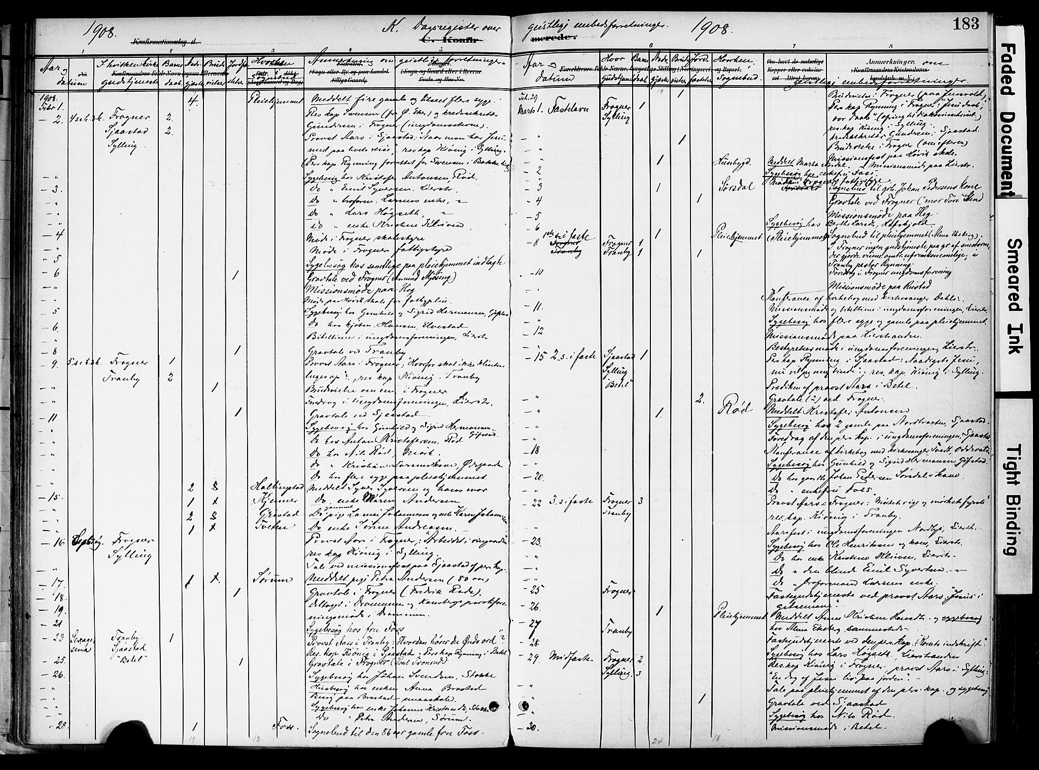 Lier kirkebøker, AV/SAKO-A-230/F/Fa/L0017: Parish register (official) no. I 17, 1901-1908, p. 183