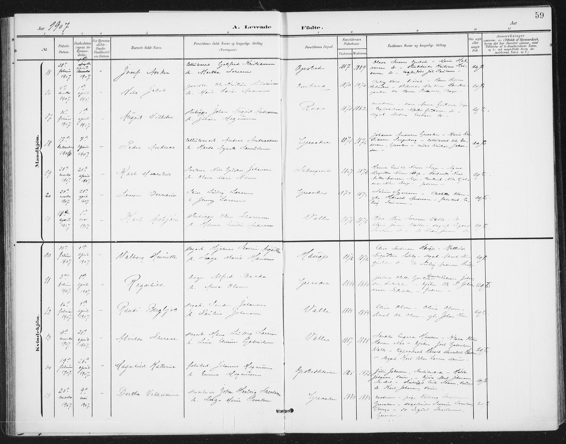 Rolvsøy prestekontor Kirkebøker, AV/SAO-A-2004/F/Fa/L0001: Parish register (official) no. 1, 1901-1909, p. 59