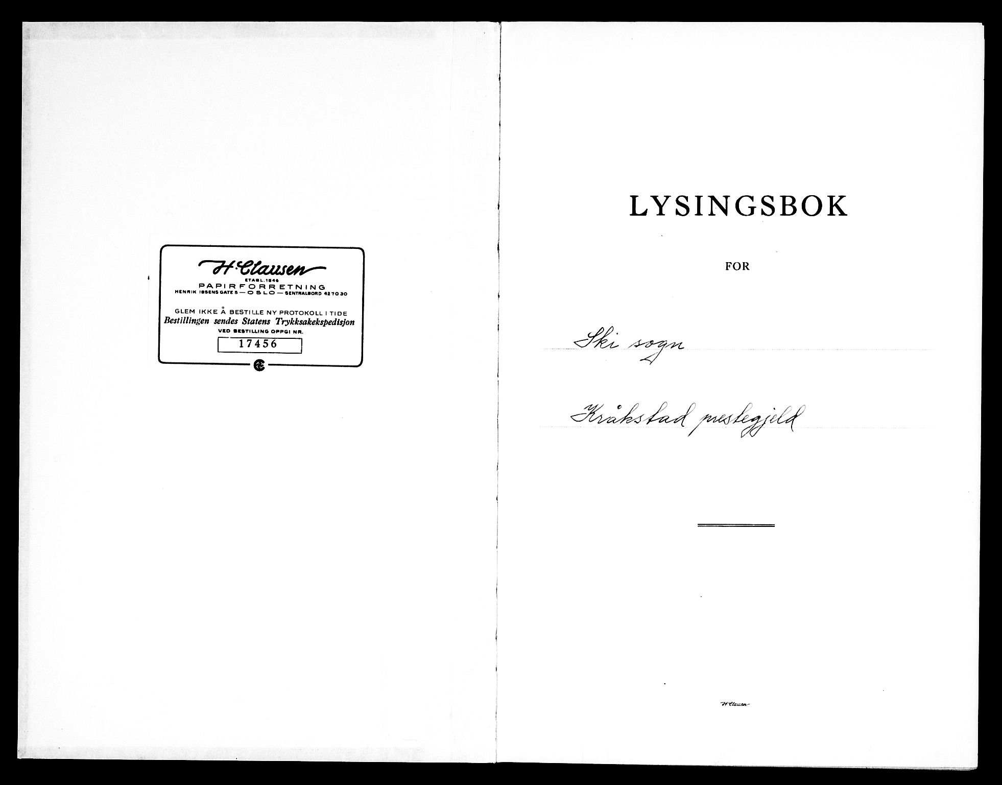 Kråkstad prestekontor Kirkebøker, SAO/A-10125a/H/Hb/L0003: Banns register no. II 3, 1967-1969