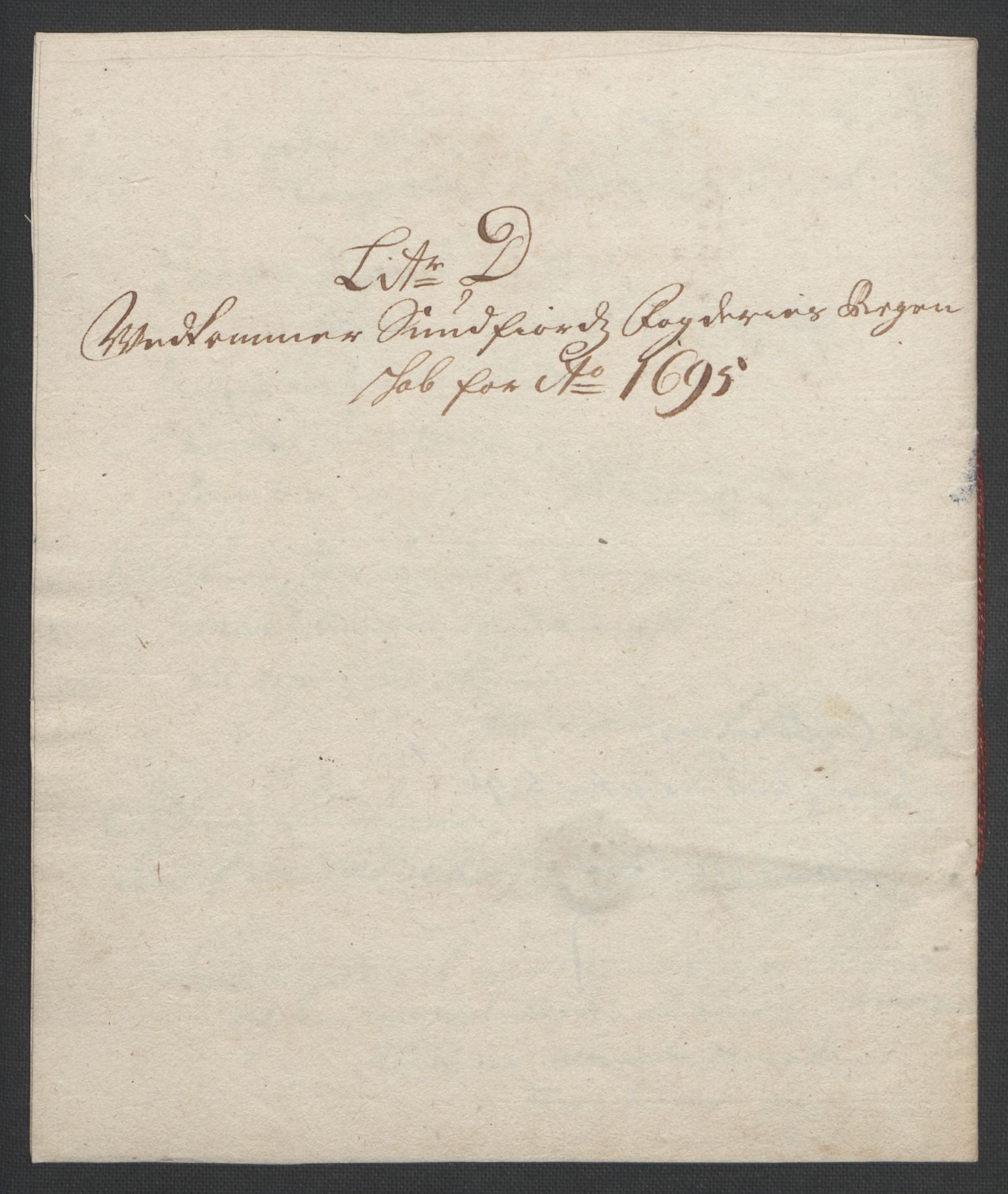 Rentekammeret inntil 1814, Reviderte regnskaper, Fogderegnskap, AV/RA-EA-4092/R53/L3422: Fogderegnskap Sunn- og Nordfjord, 1695-1696, p. 80