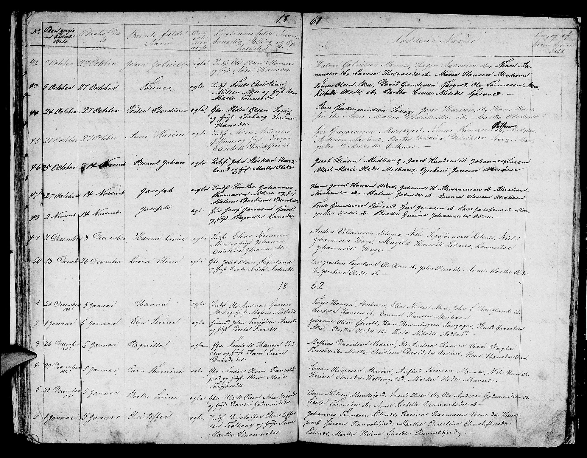 Skudenes sokneprestkontor, AV/SAST-A -101849/H/Ha/Hab/L0003: Parish register (copy) no. B 3, 1848-1865