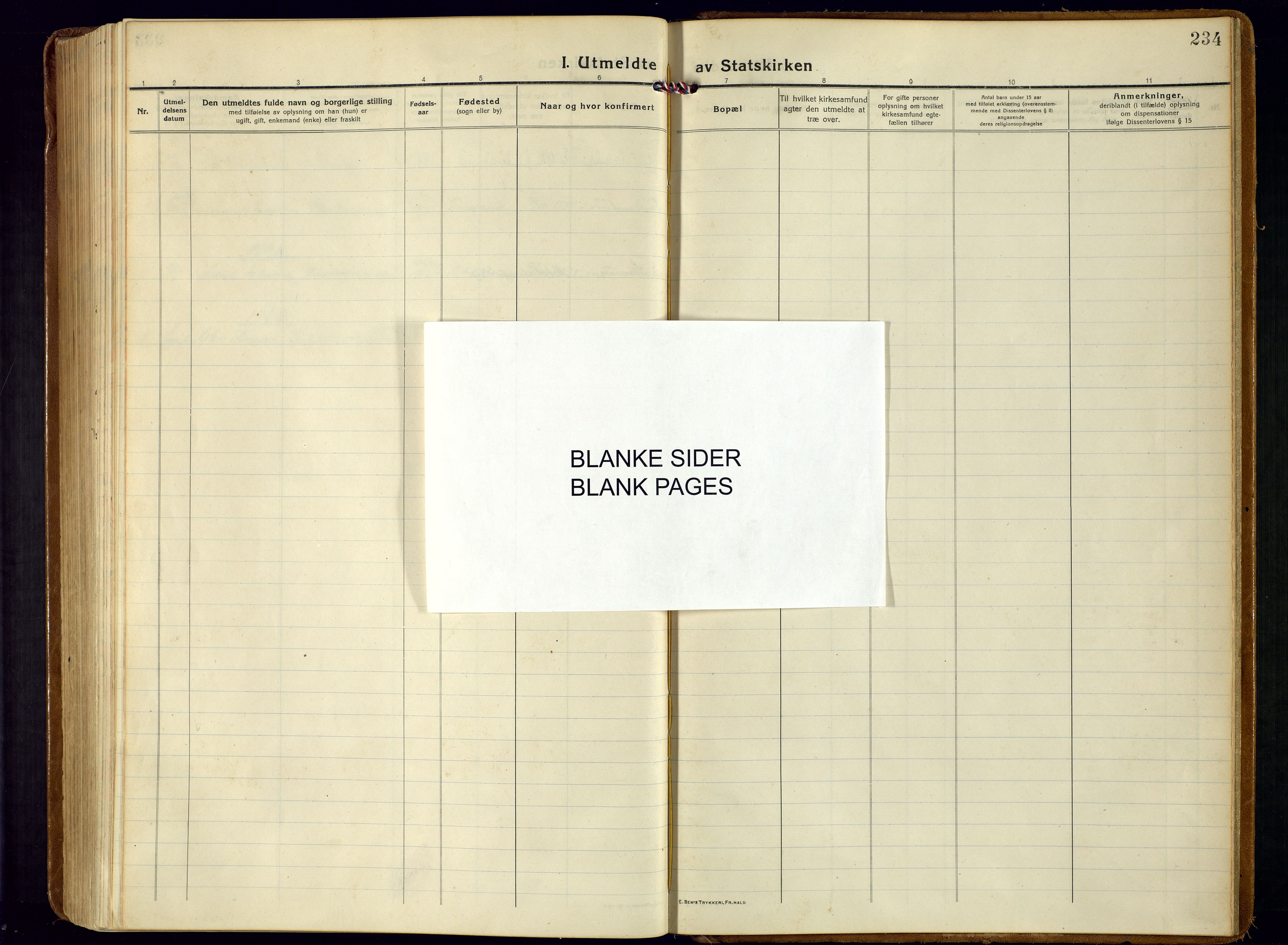 Bjelland sokneprestkontor, AV/SAK-1111-0005/F/Fa/Fab/L0005: Parish register (official) no. A 5, 1921-1951, p. 234