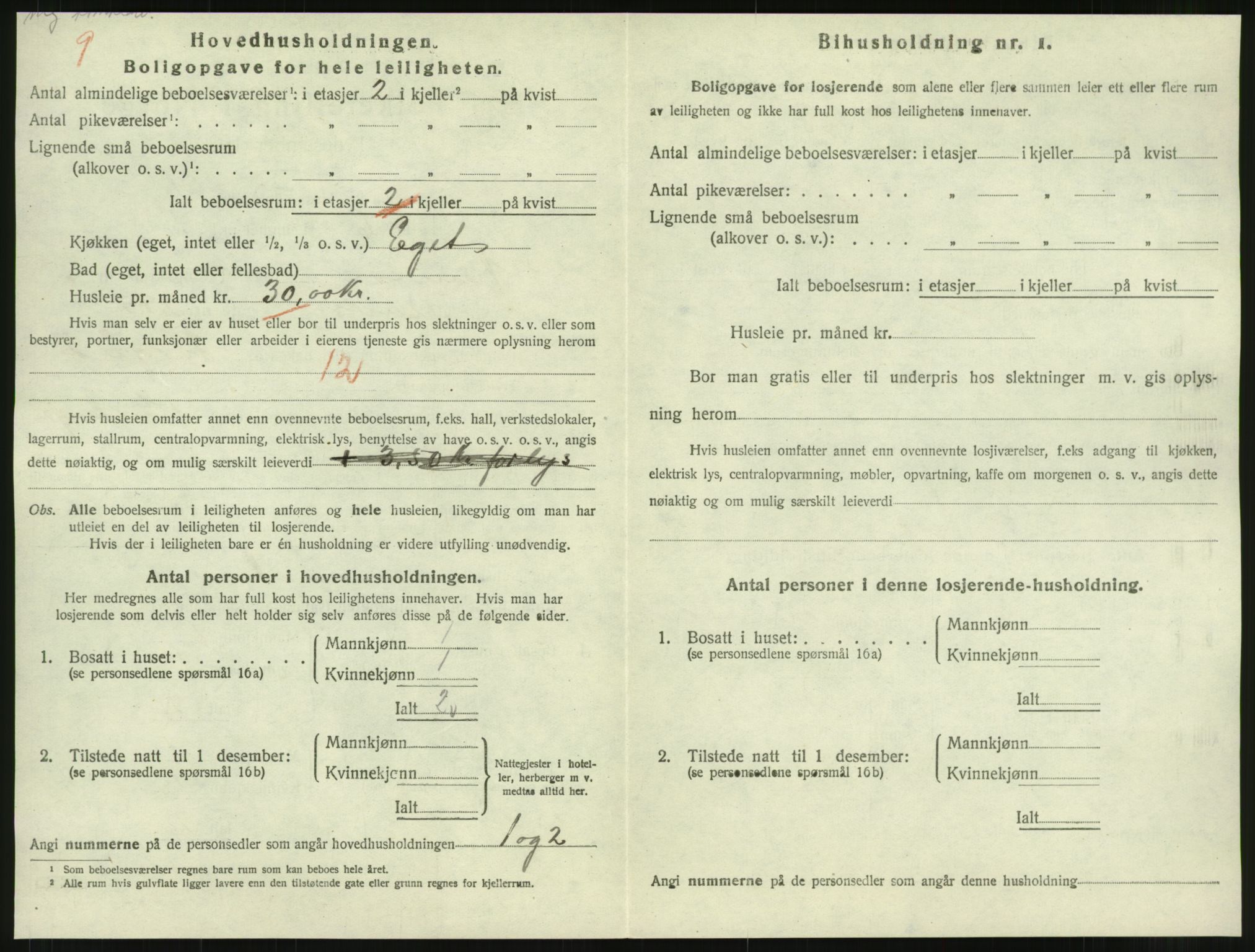 SAT, 1920 census for Namsos, 1920, p. 1786