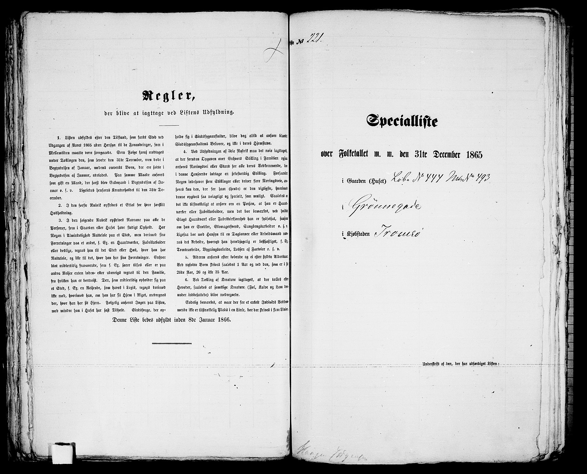 RA, 1865 census for Tromsø, 1865, p. 458