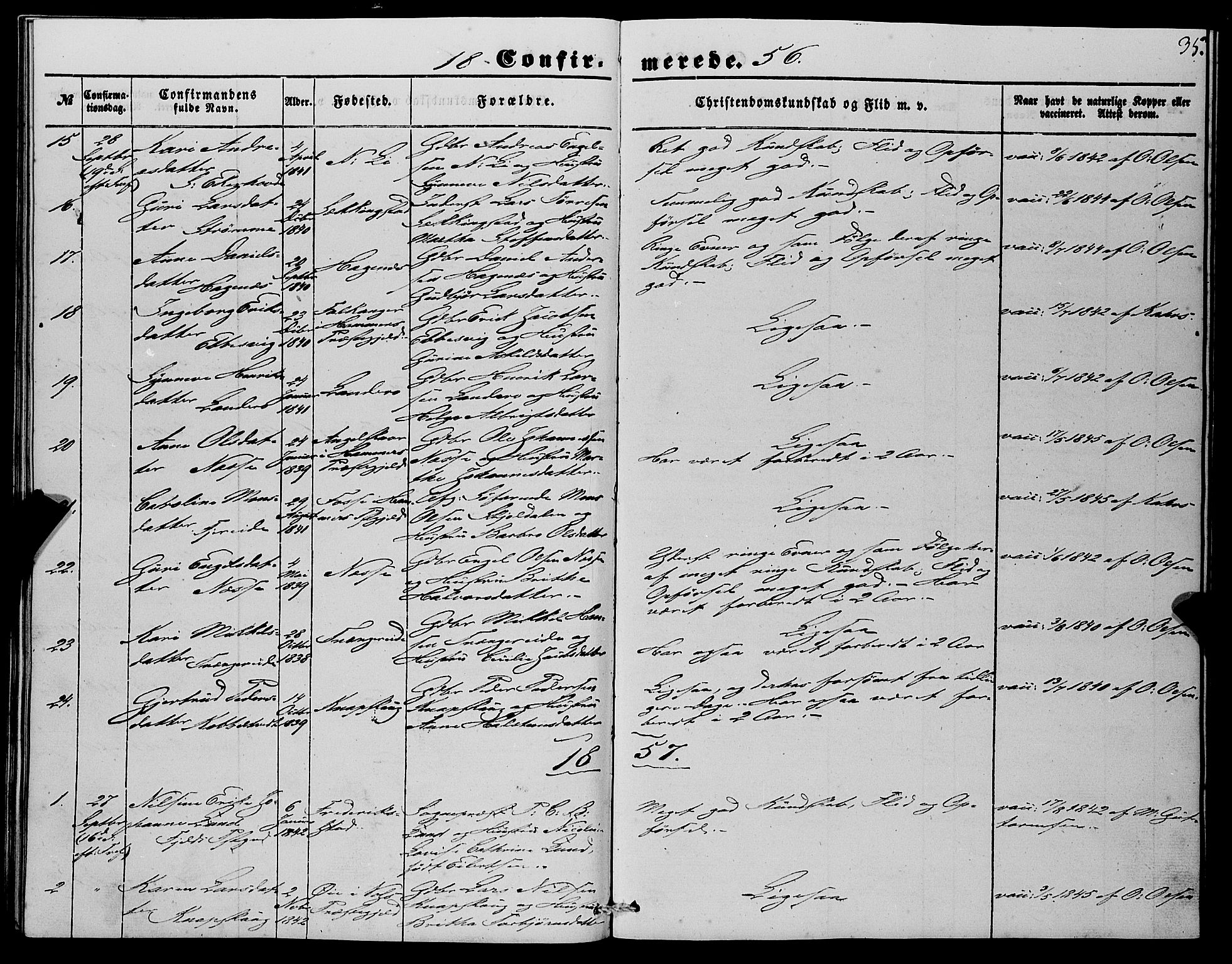 Fjell sokneprestembete, SAB/A-75301/H/Haa: Parish register (official) no. A 4, 1851-1870, p. 35