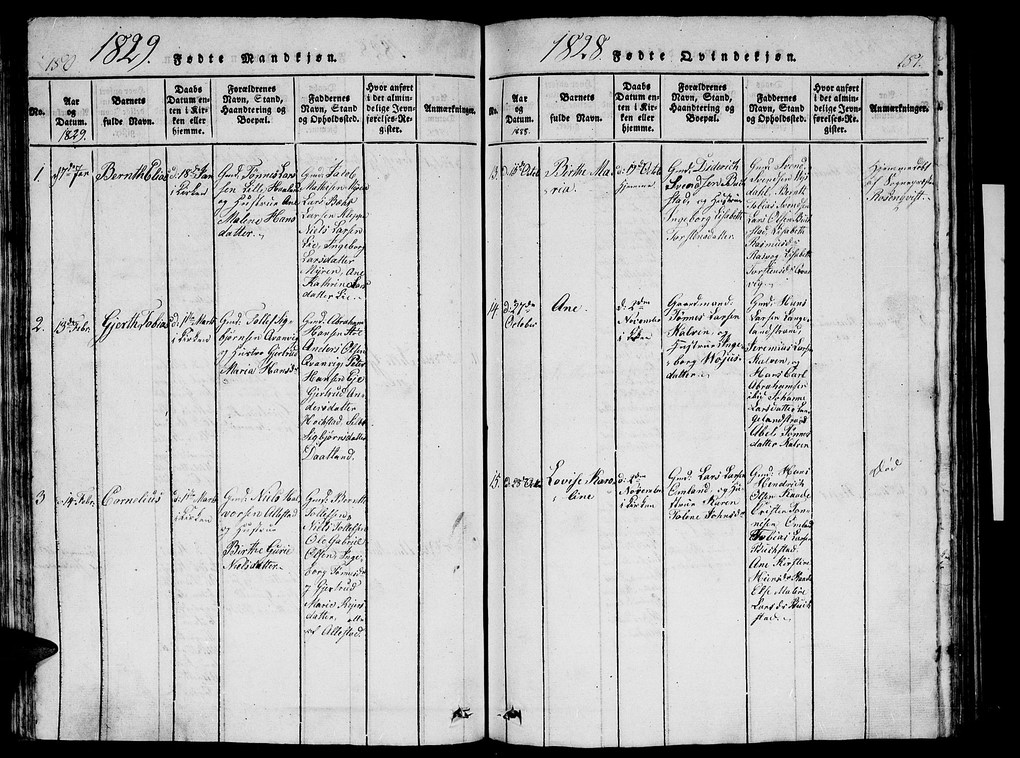 Flekkefjord sokneprestkontor, AV/SAK-1111-0012/F/Fb/Fbb/L0001: Parish register (copy) no. B 1, 1815-1830, p. 150-151