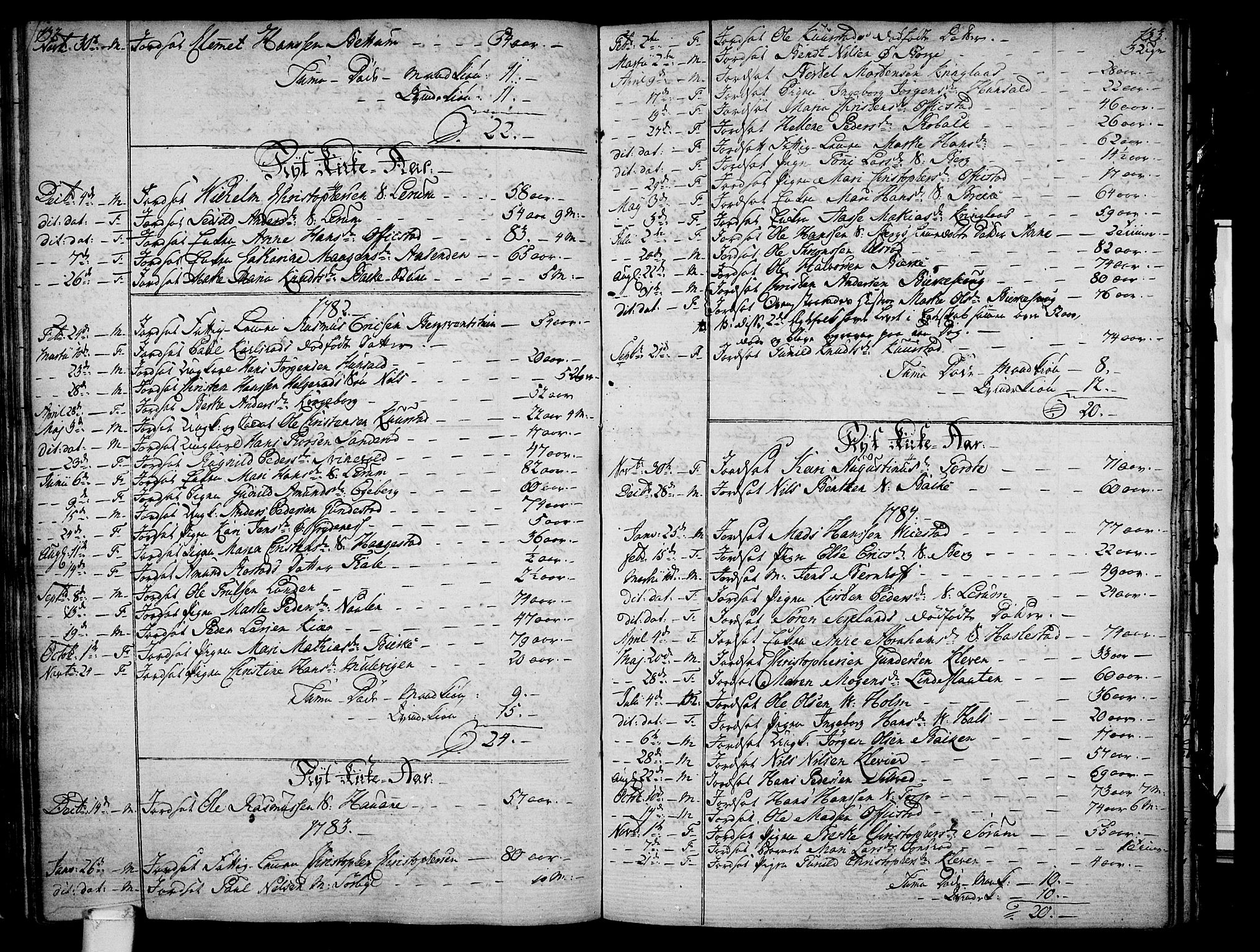 Våle kirkebøker, AV/SAKO-A-334/F/Fa/L0005: Parish register (official) no. I 5, 1773-1808, p. 132-133