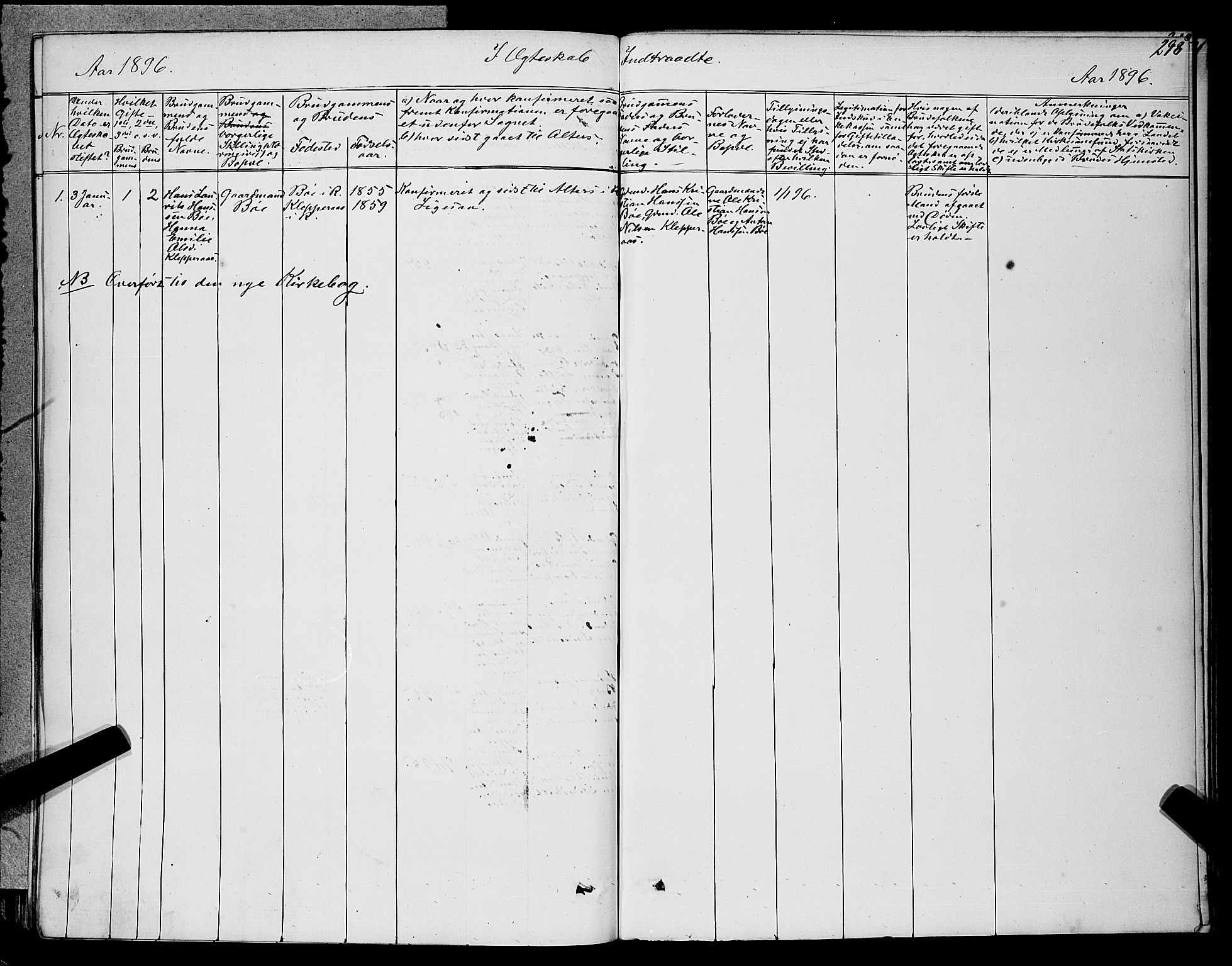 Ramnes kirkebøker, AV/SAKO-A-314/G/Ga/L0003: Parish register (copy) no. I 3, 1870-1896, p. 298