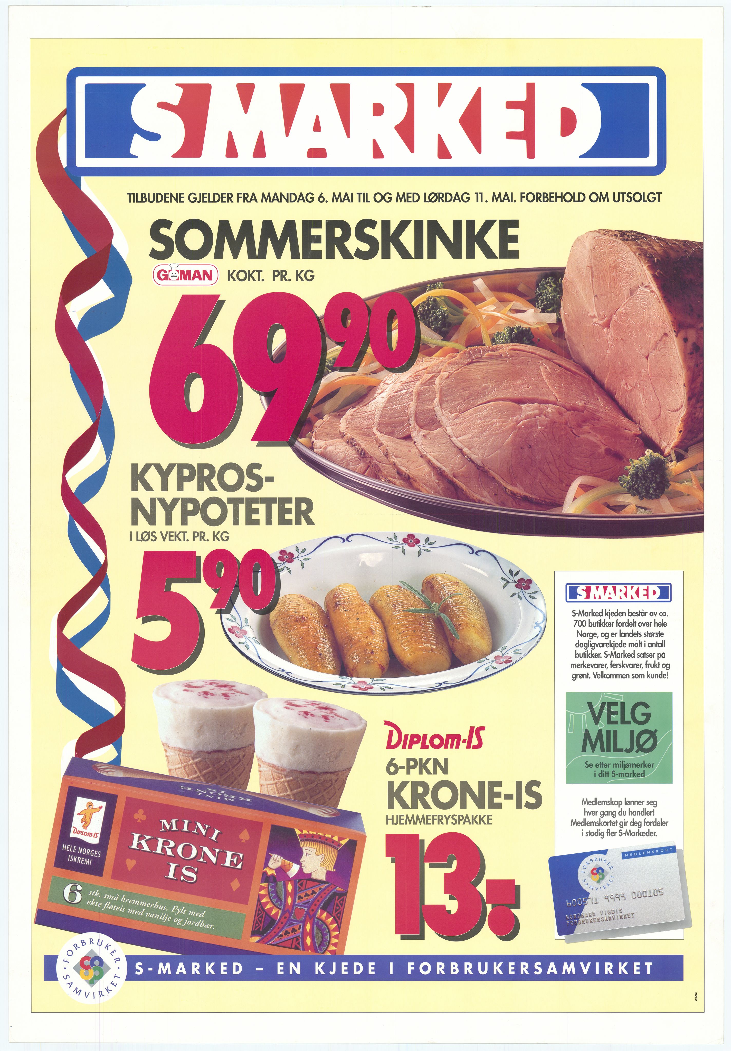 Coop NKL BA (Coop Norge SA), AV/RA-PA-1394/Y/L0006: Mappe med reklameplakater, 1900-2005, p. 7