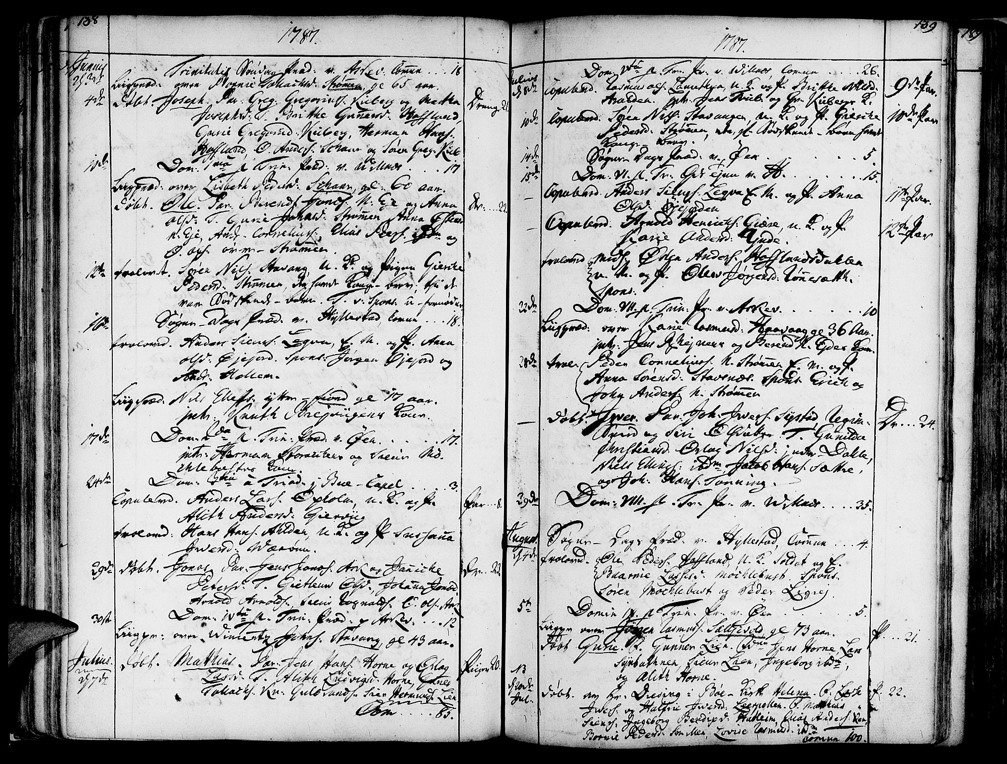 Askvoll sokneprestembete, SAB/A-79501/H/Haa/Haaa/L0009: Parish register (official) no. A 9, 1776-1821, p. 138-139