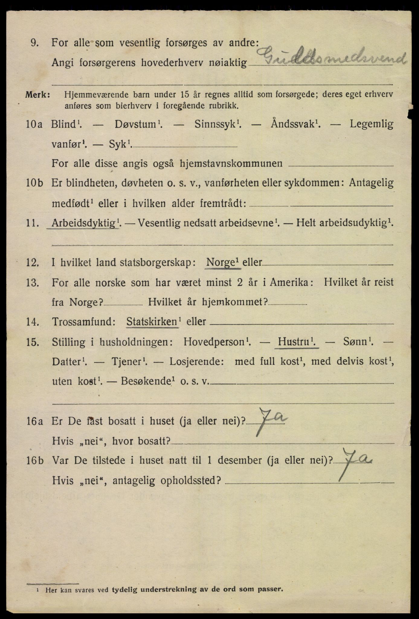 SAH, 1920 census for Gjøvik, 1920, p. 7841