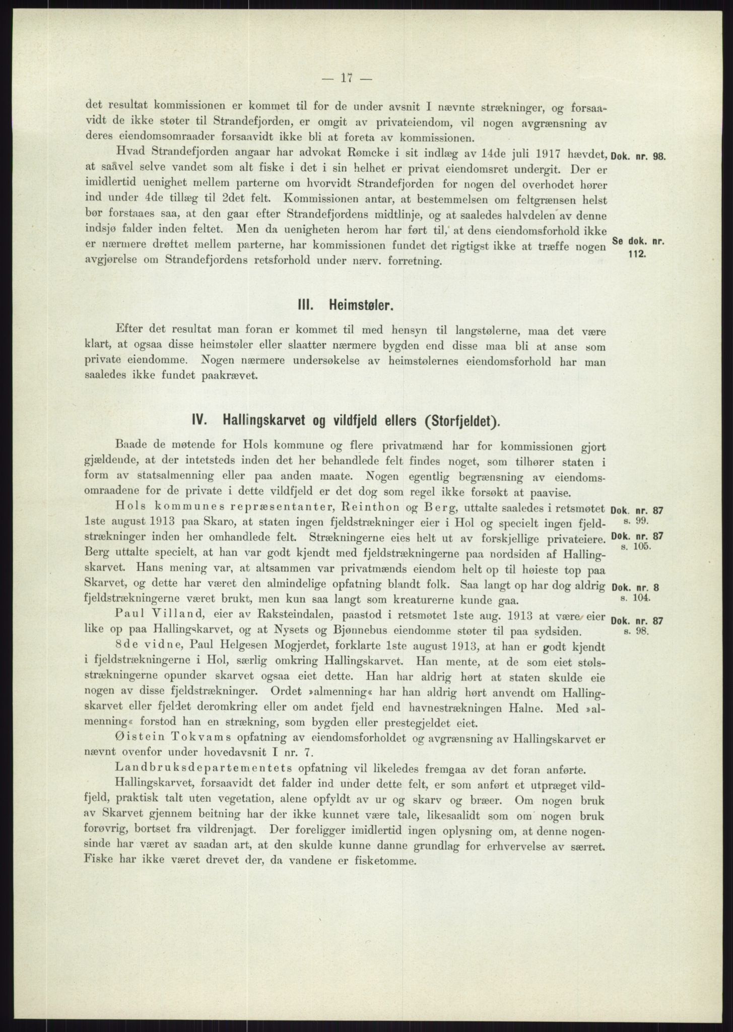 Høyfjellskommisjonen, AV/RA-S-1546/X/Xa/L0001: Nr. 1-33, 1909-1953, p. 975