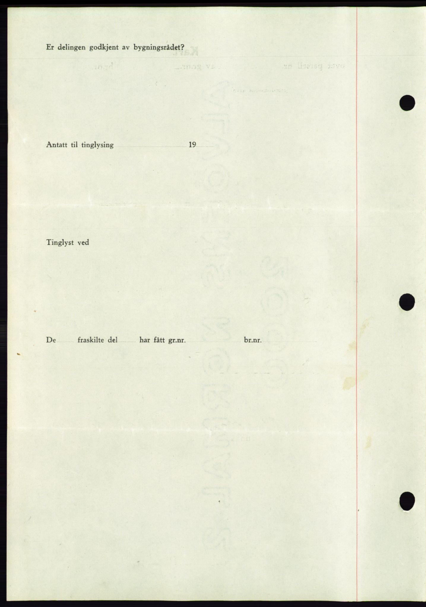 Søre Sunnmøre sorenskriveri, AV/SAT-A-4122/1/2/2C/L0065: Mortgage book no. 59, 1938-1938, Diary no: : 945/1938