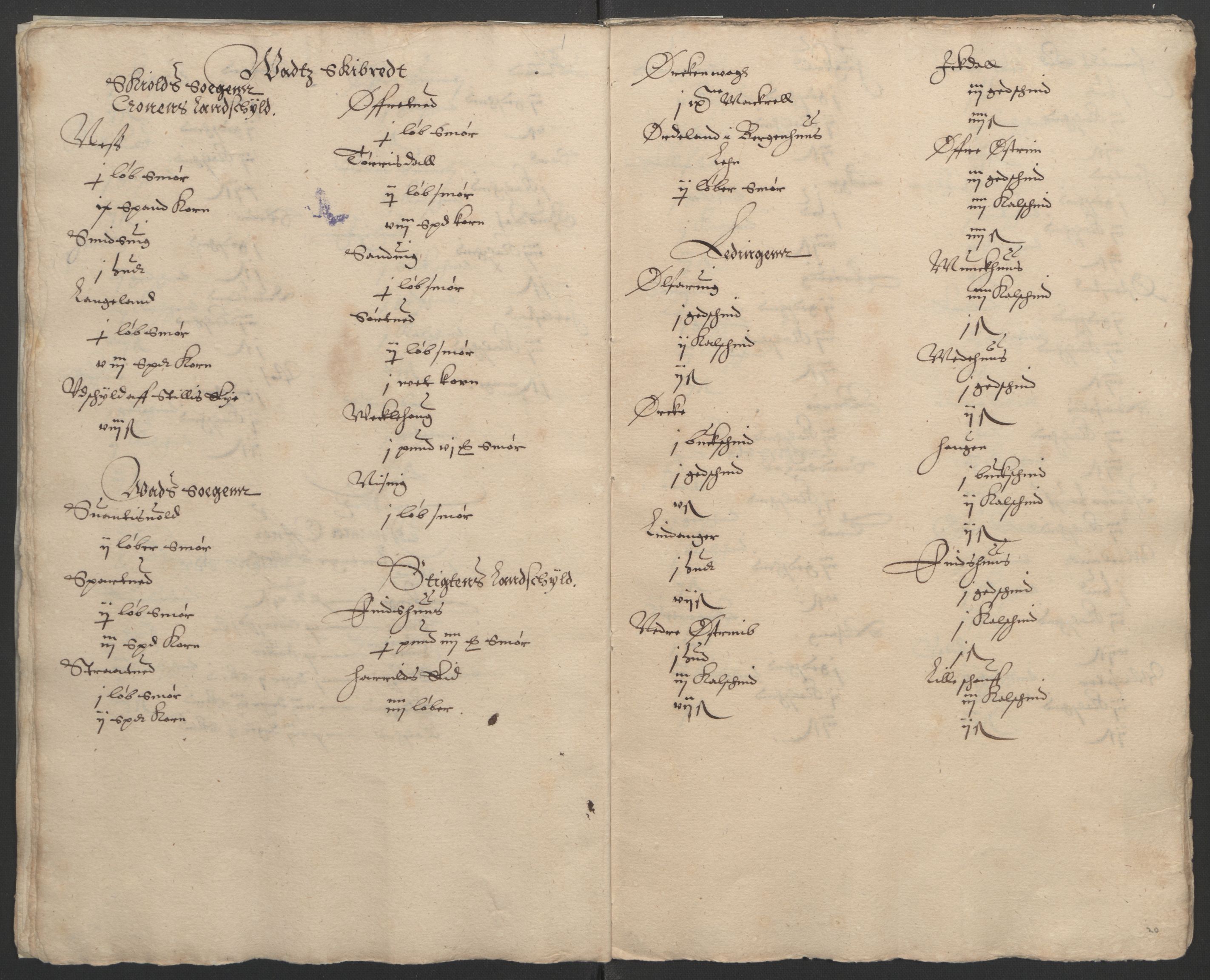 Stattholderembetet 1572-1771, AV/RA-EA-2870/Ek/L0002/0003: Jordebøker til utlikning av garnisonsskatt 1624-1626: / Jordebøker for Stavanger len, 1624-1626, p. 22