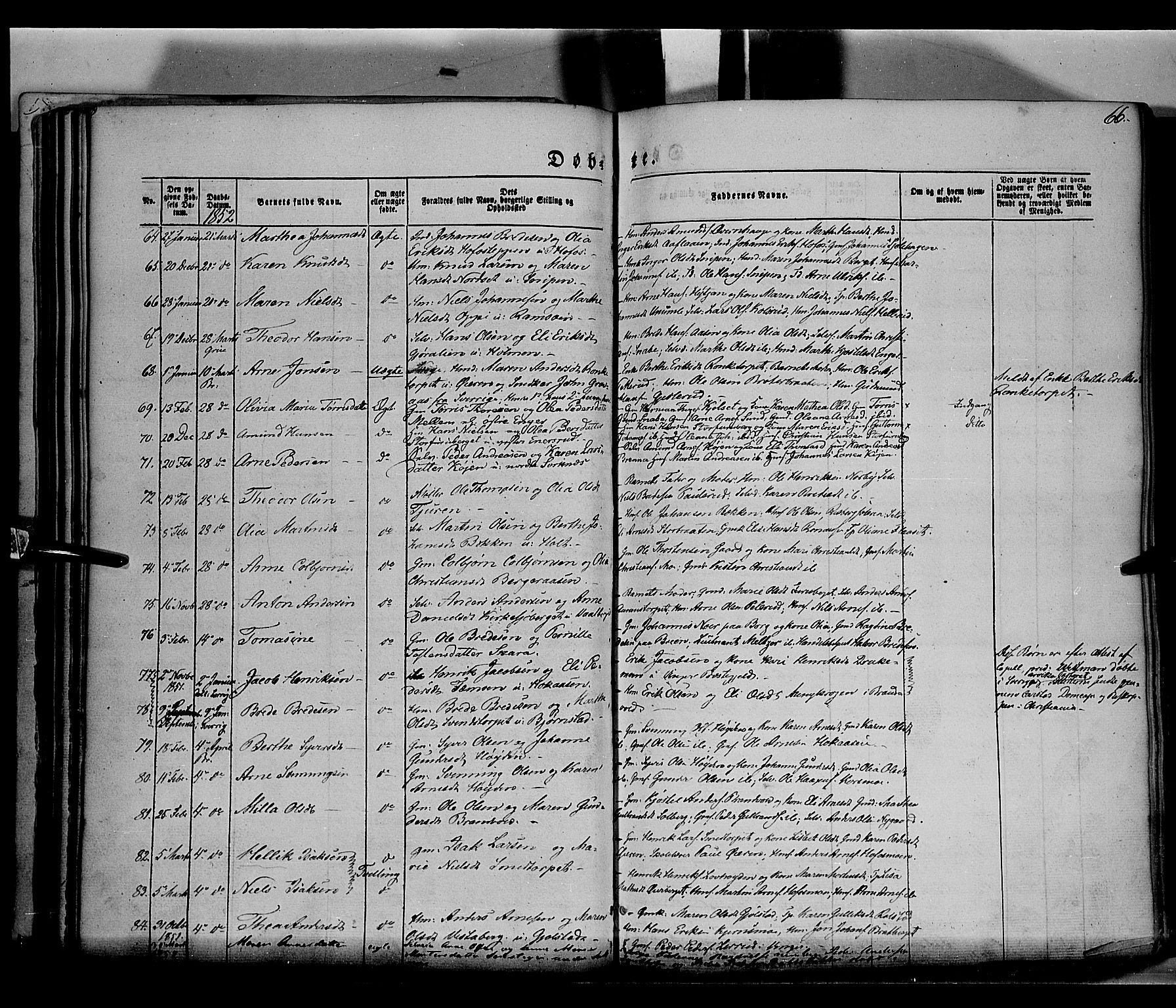 Grue prestekontor, AV/SAH-PREST-036/H/Ha/Haa/L0008: Parish register (official) no. 8, 1847-1858, p. 66