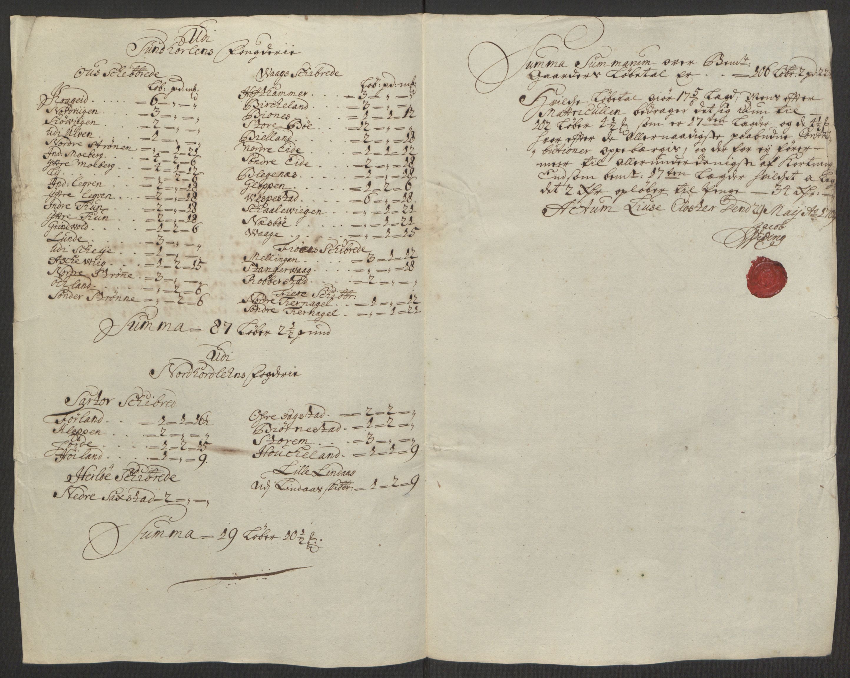 Rentekammeret inntil 1814, Reviderte regnskaper, Fogderegnskap, RA/EA-4092/R50/L3159: Fogderegnskap Lyse kloster, 1691-1709, p. 289