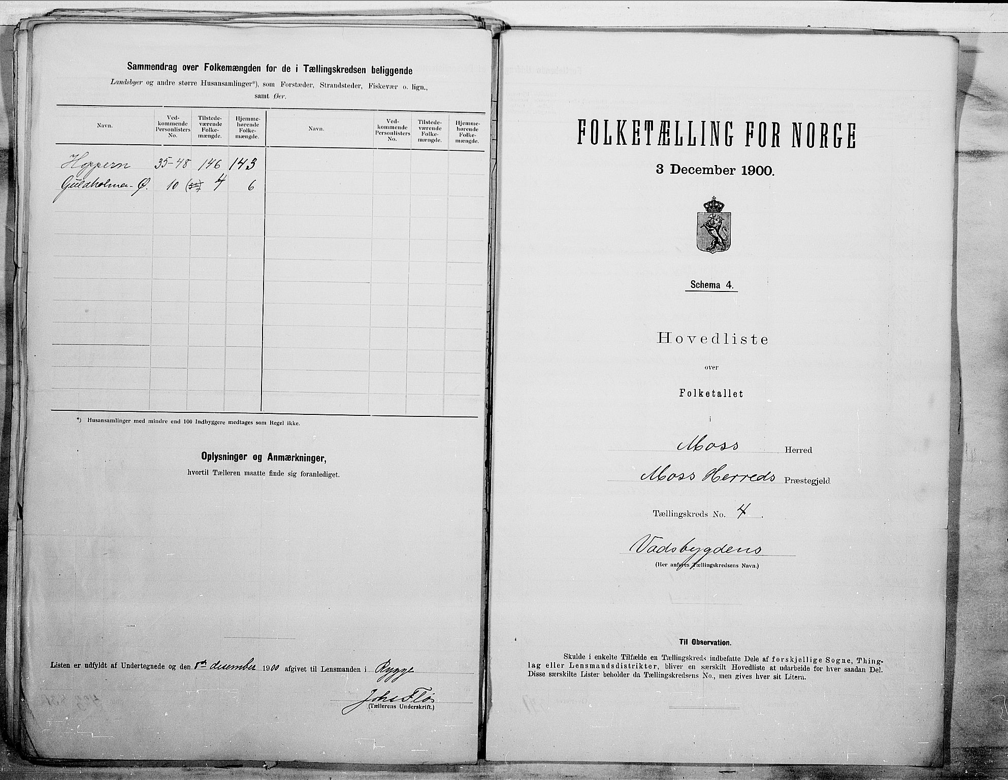 SAO, 1900 census for Moss, 1900, p. 10