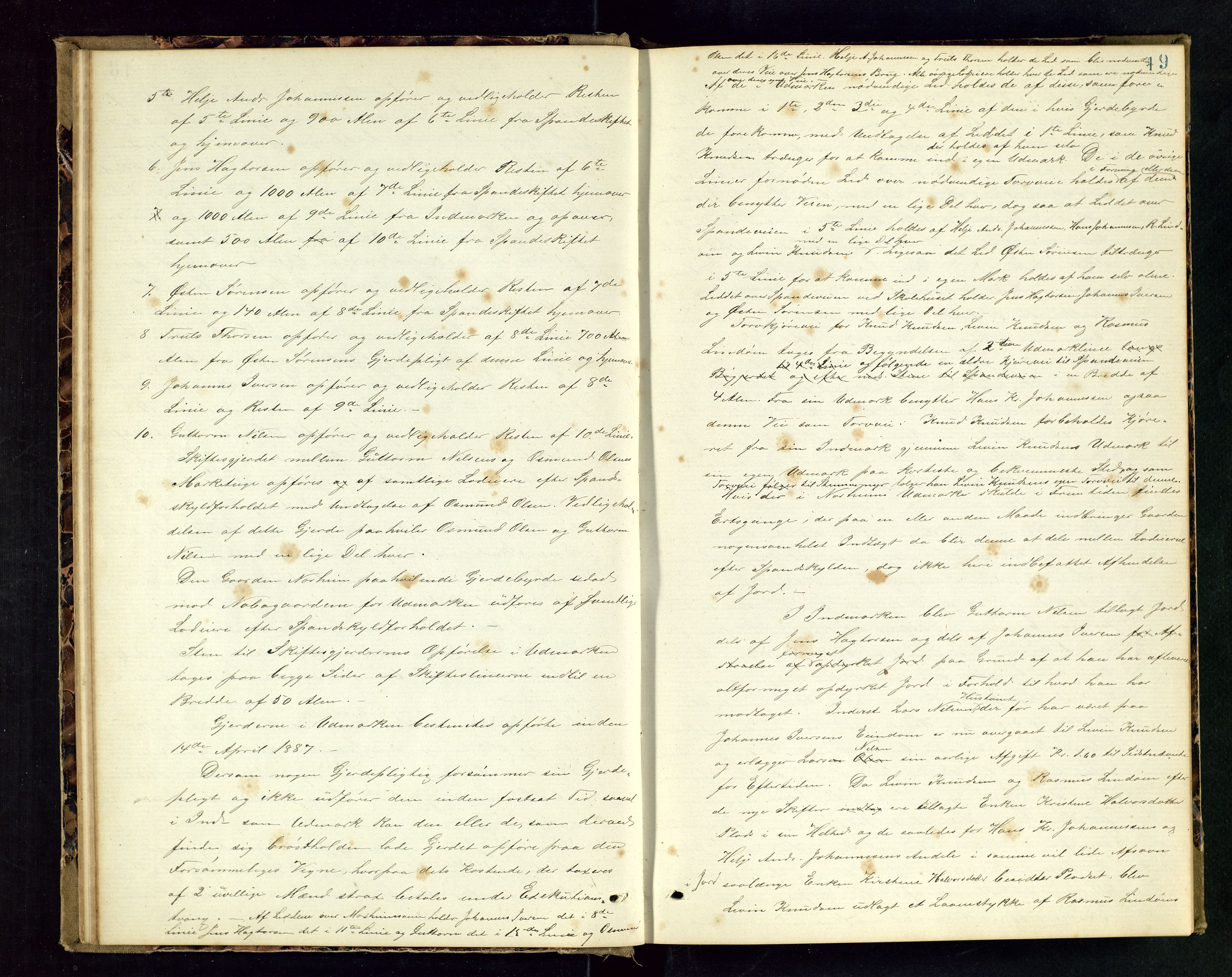Rogaland jordskifterett, AV/SAST-A-102426/Oa/L0047: Forhandlingsprotokoll, 1879-1881, p. 19